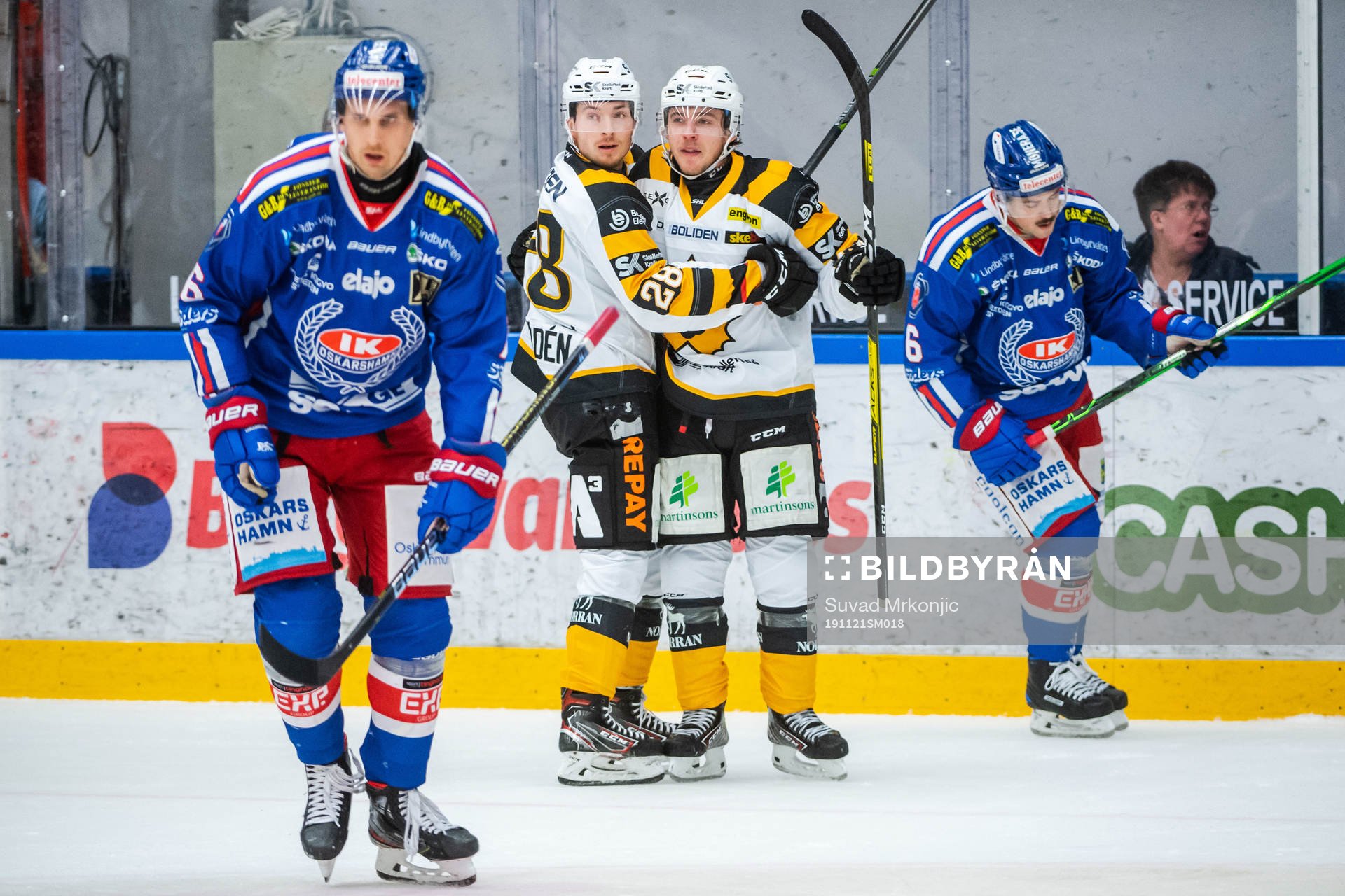 Skellefteås Andreas Wingerli jublar