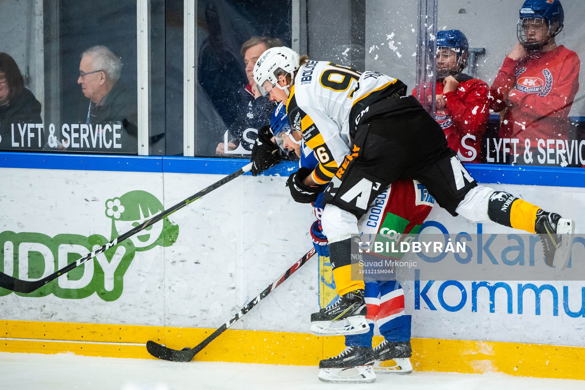 Oskarshamns Nichlas Torp och Skellefteås Rickard Hugg