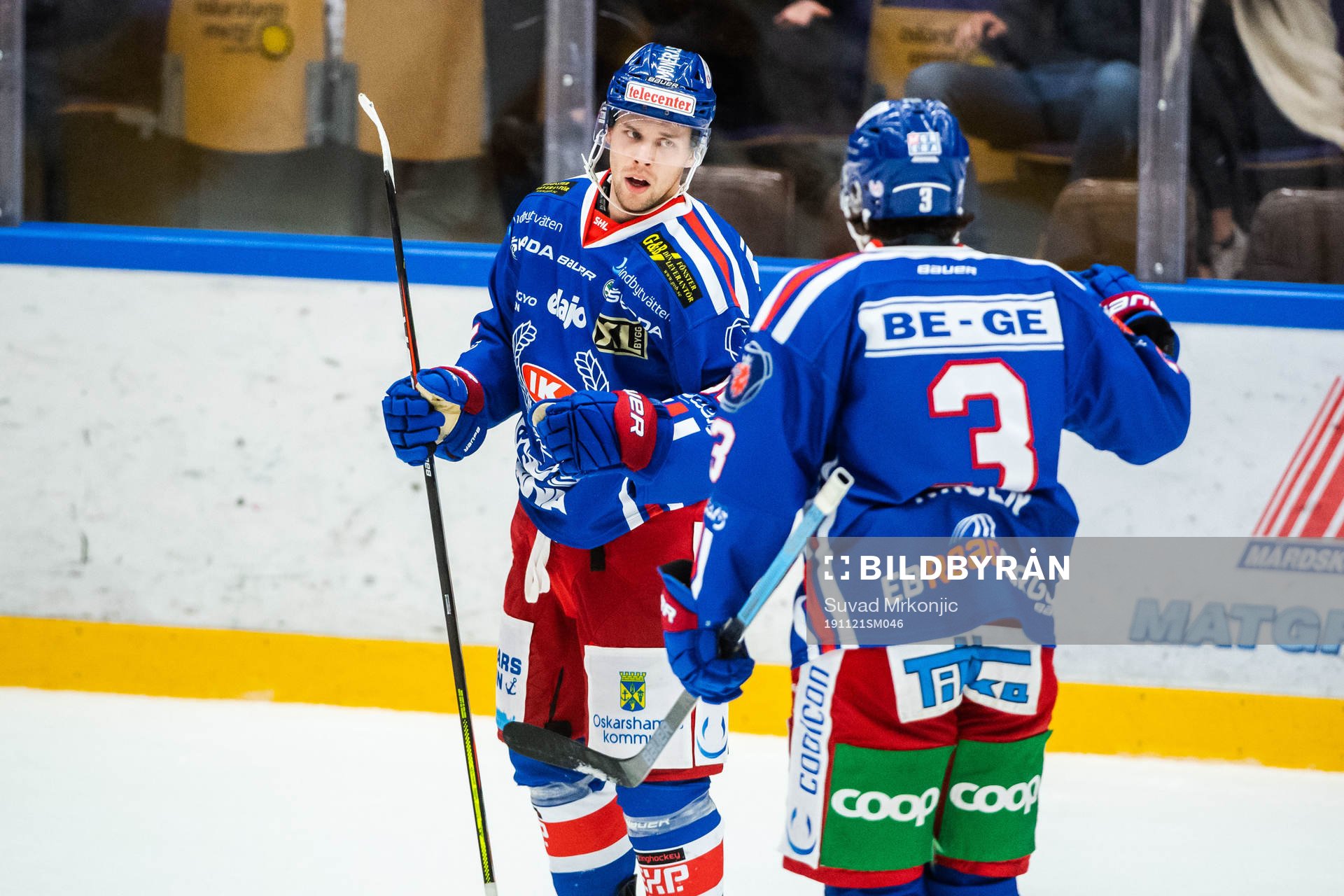 Oskarshamns Markus Modigs jublar