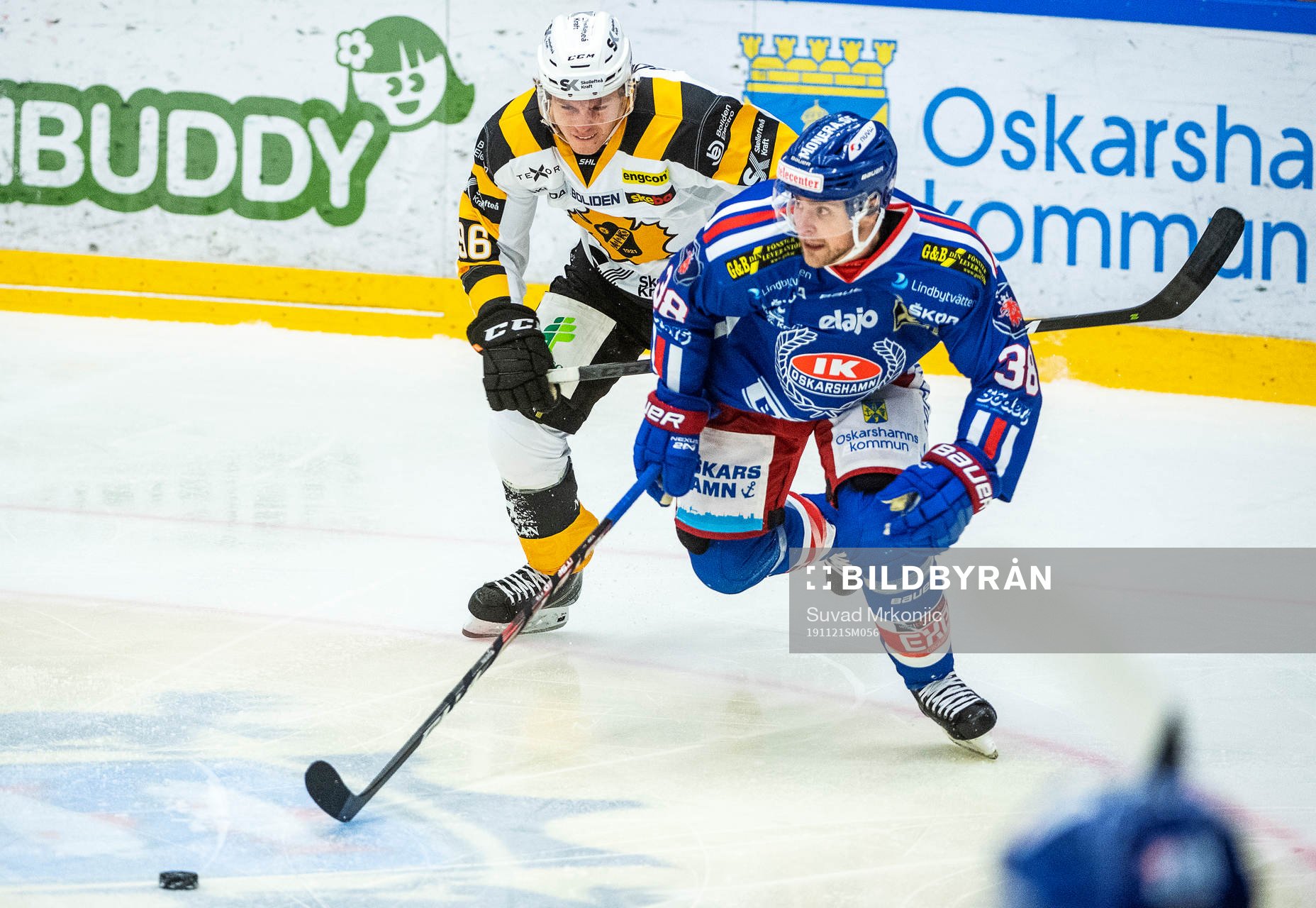 Oskarshamns Nichlas Torp och Skellefteås Rickard Hugg