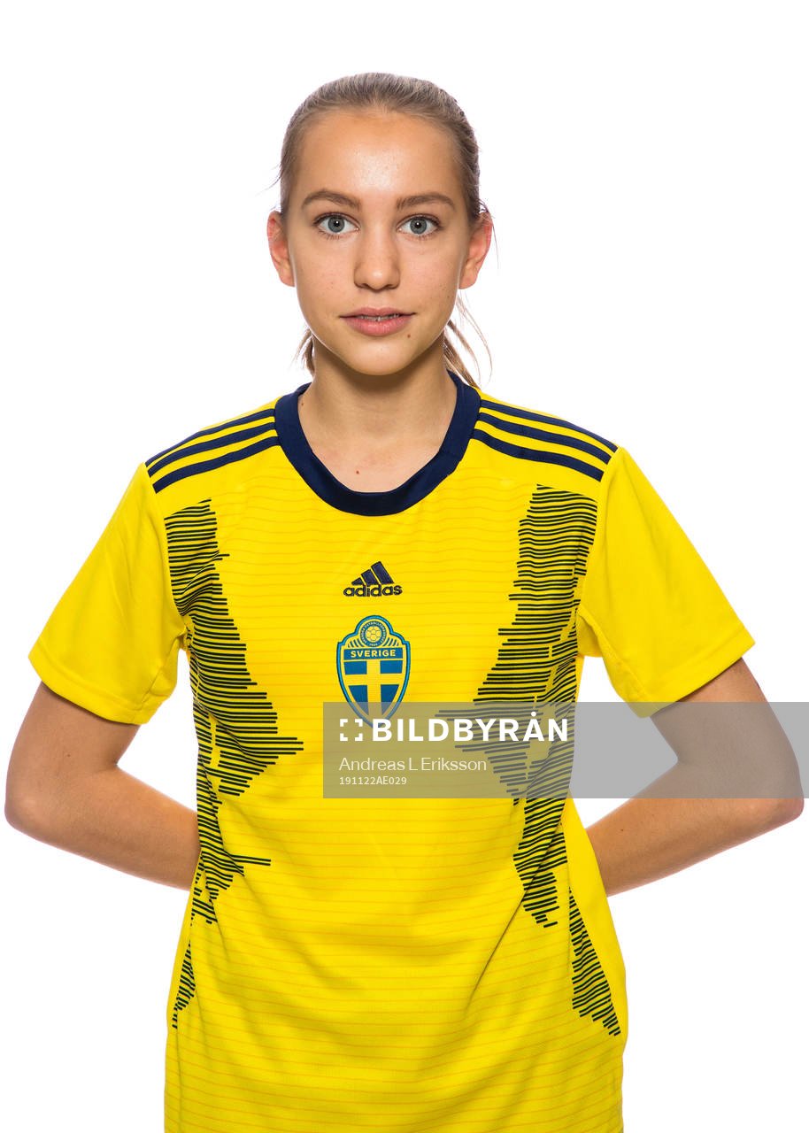 Sara Eriksson i F16-landslaget