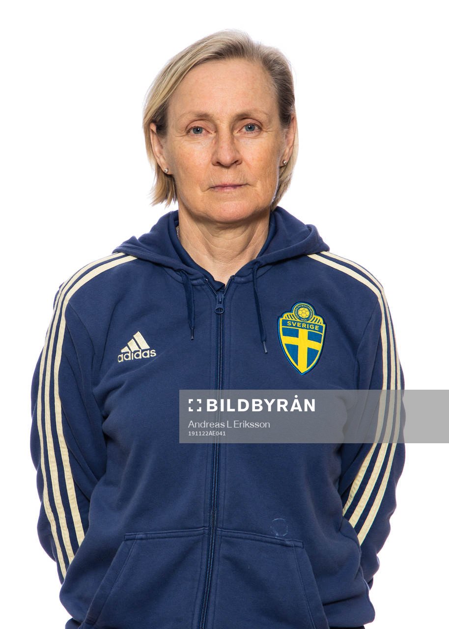 Kordinator Anneli Gustafsson i F16-landslaget
