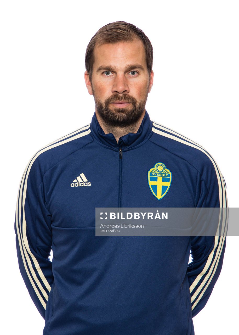 Förbundskapten Pär Lagerström i F16-landslaget poserar för ett porträtt den 22 november 2019 i Stockholm. 