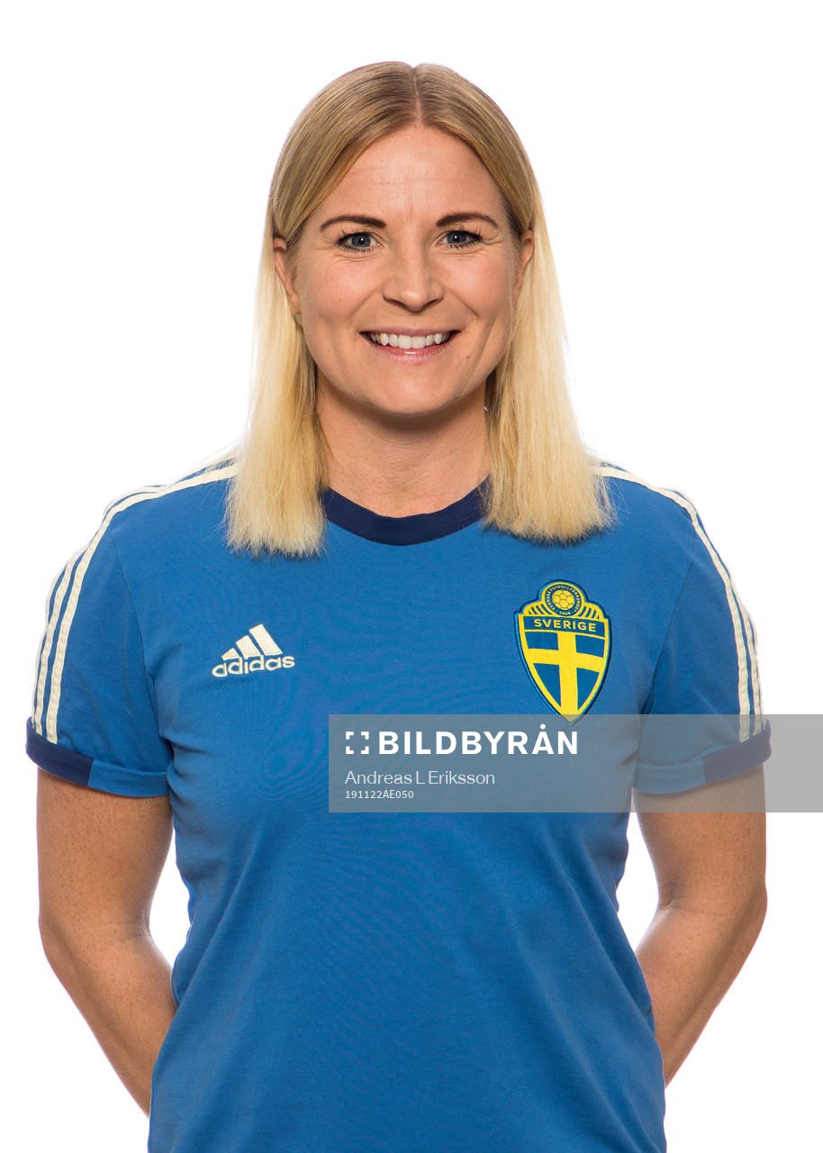 Sjukgymnast Annica Barsley i F16-landslaget