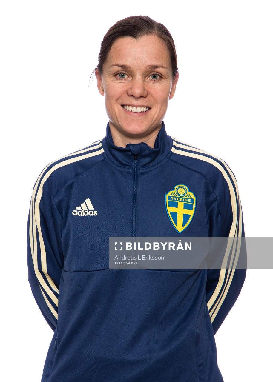 Sara Thunebro, fysansvarig, i F16-landslaget