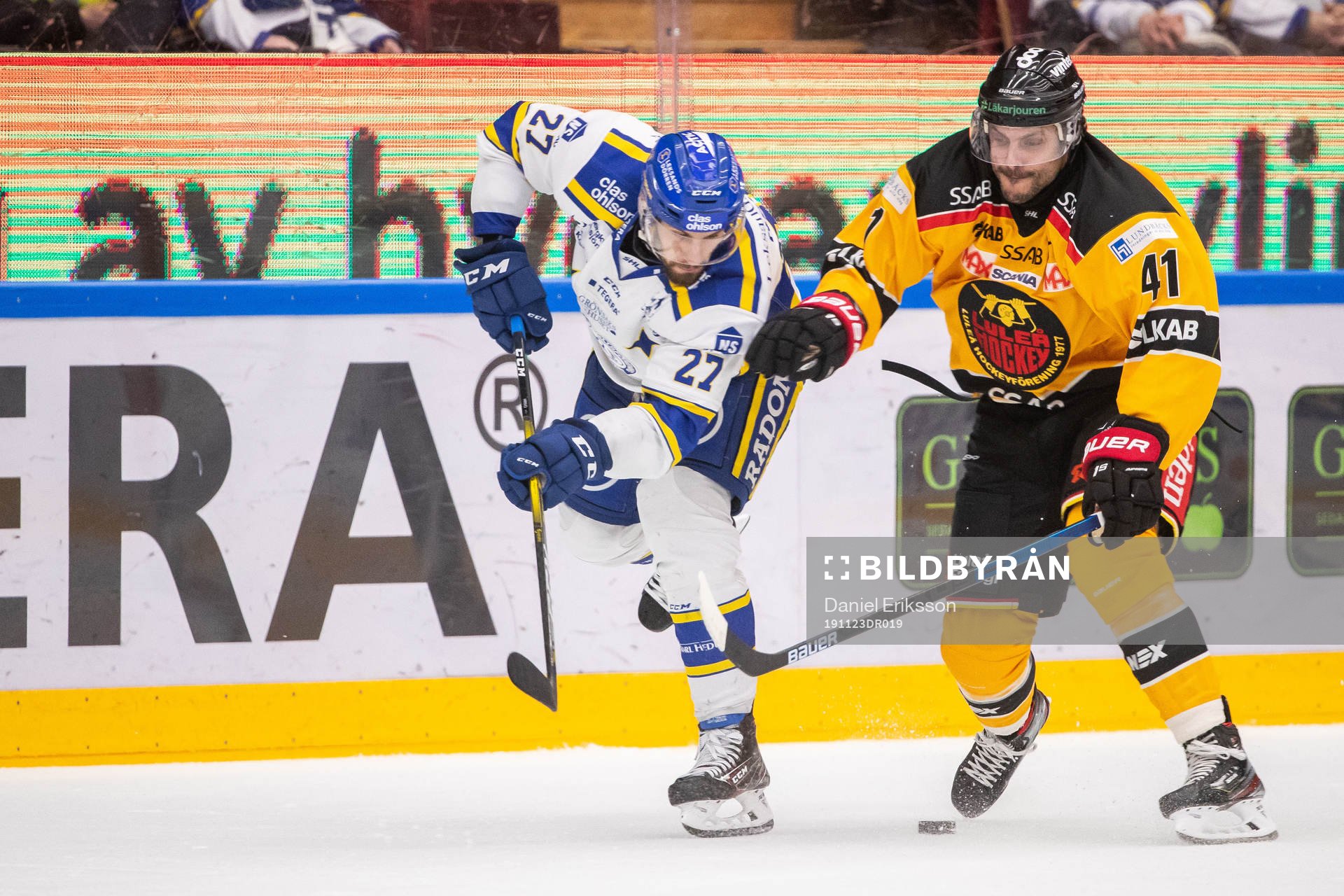 Leksands Marek Hrivik och Luleås Daniel Widing