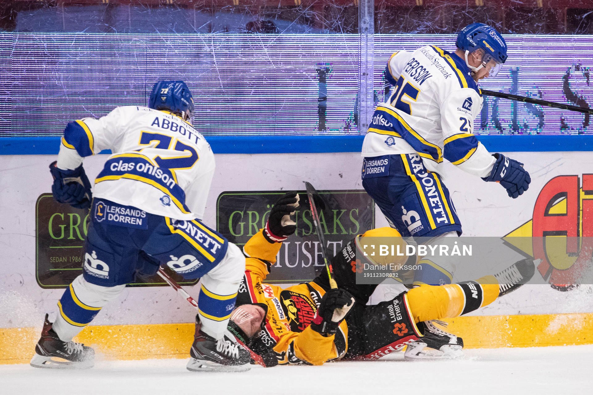 Leksands Spencer Abbott och Linus Persson och Luleås Jonas