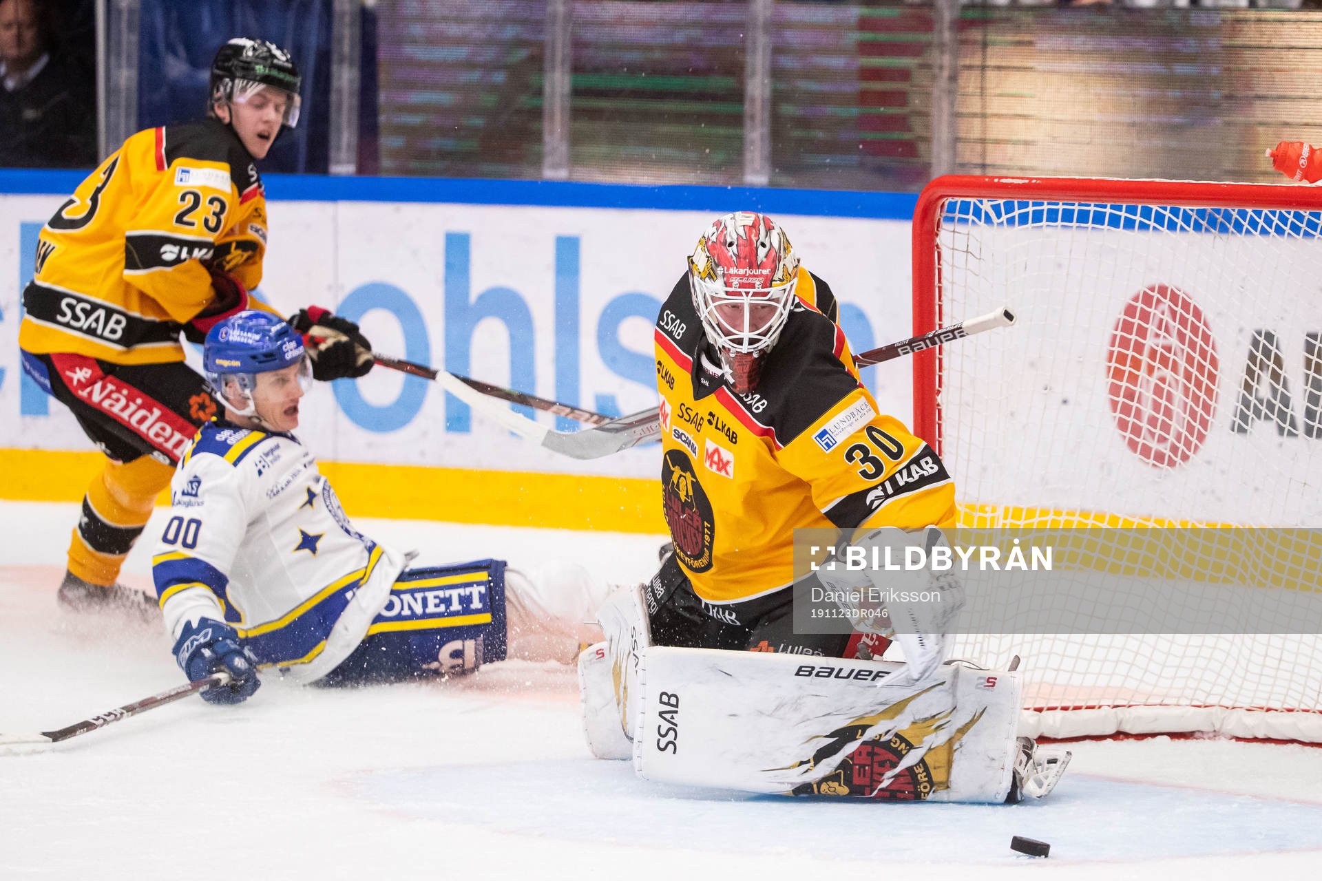 Luleås målvakt David Rautio