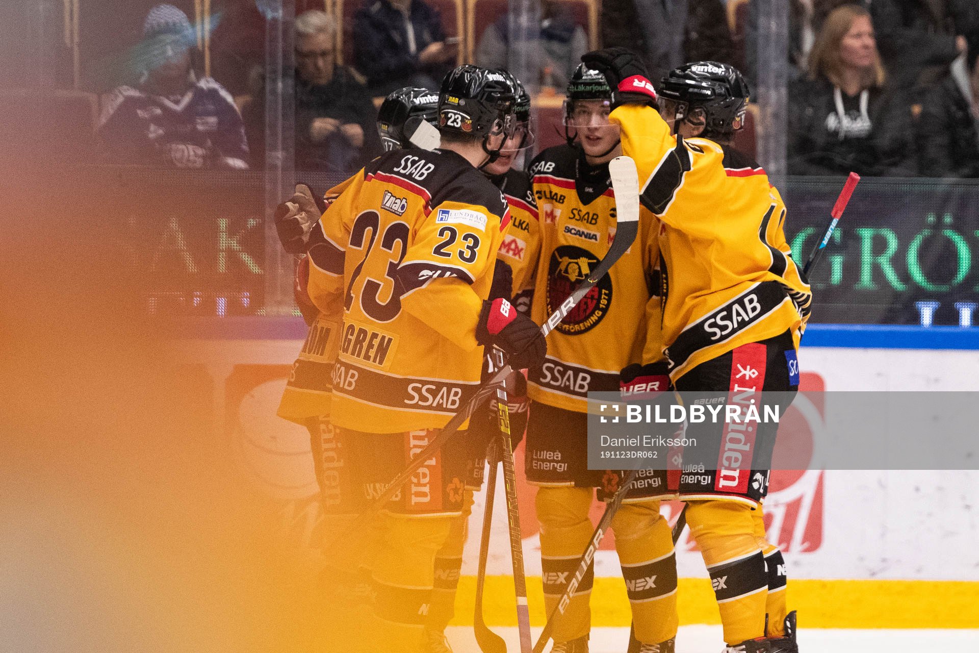 Luleås spelarna jublar