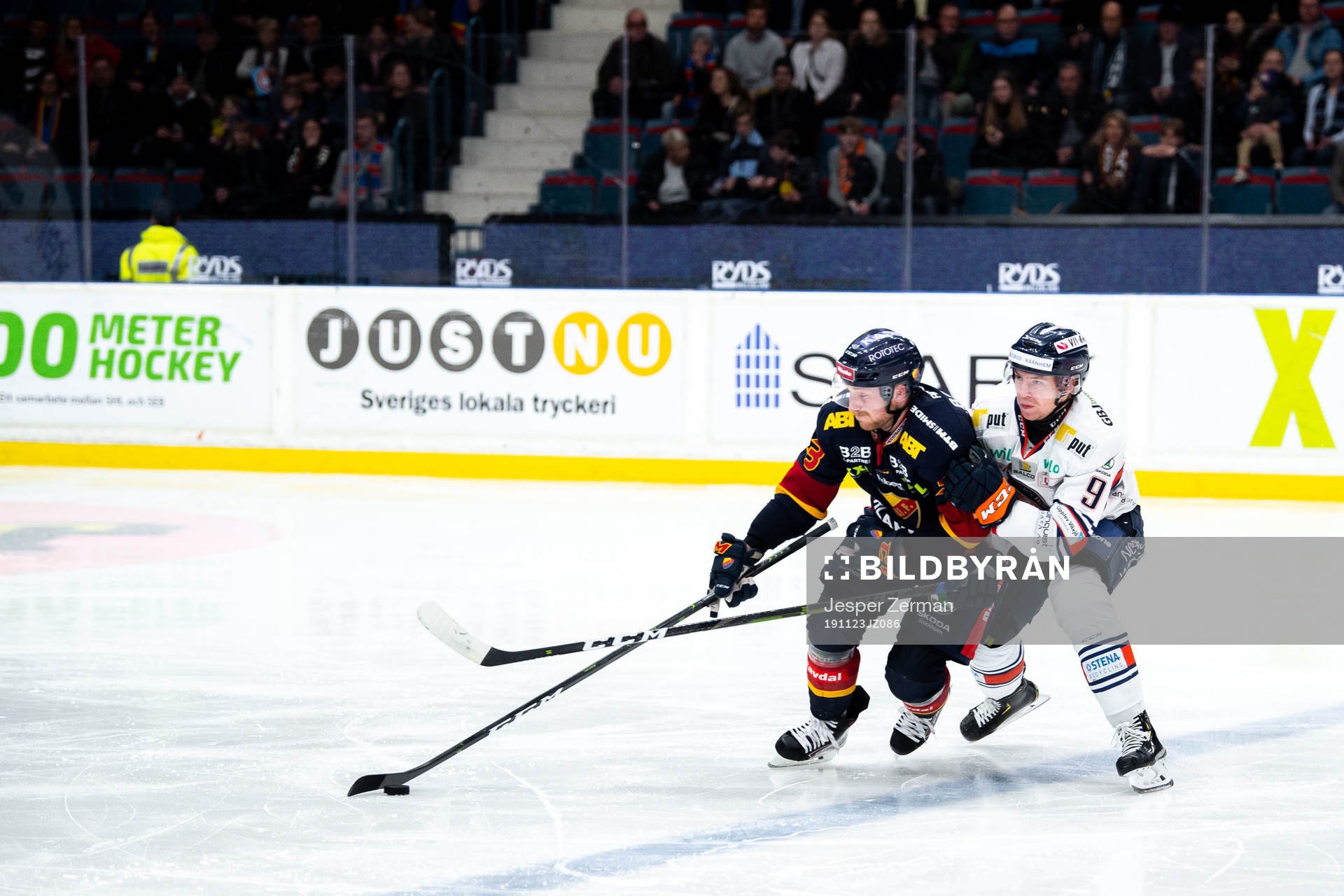 Djurgårdens Linus Hultström och Växjös Marcus Davidsson