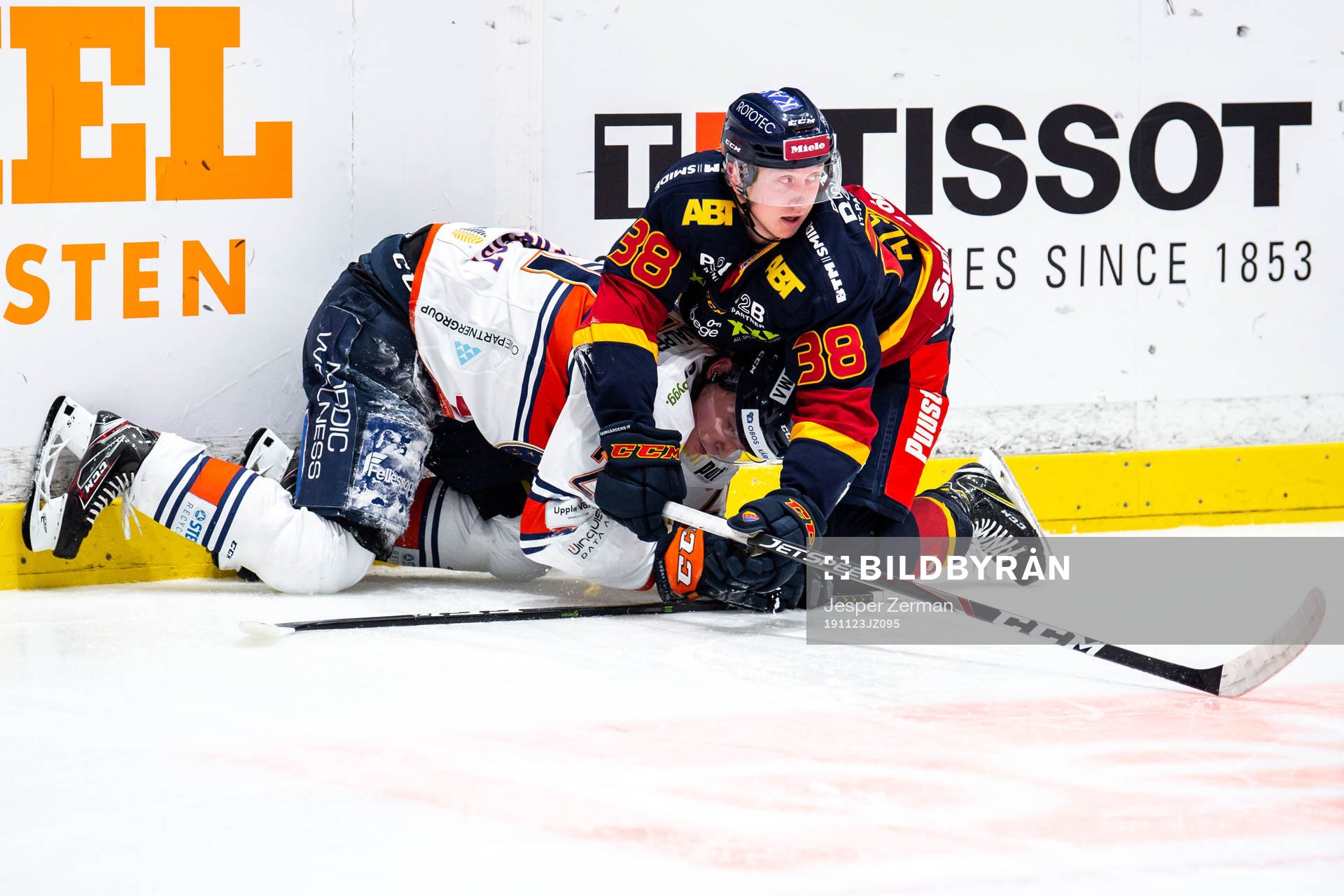 Växjös Filip Cederqvist och Djurgårdens Olle Alsing