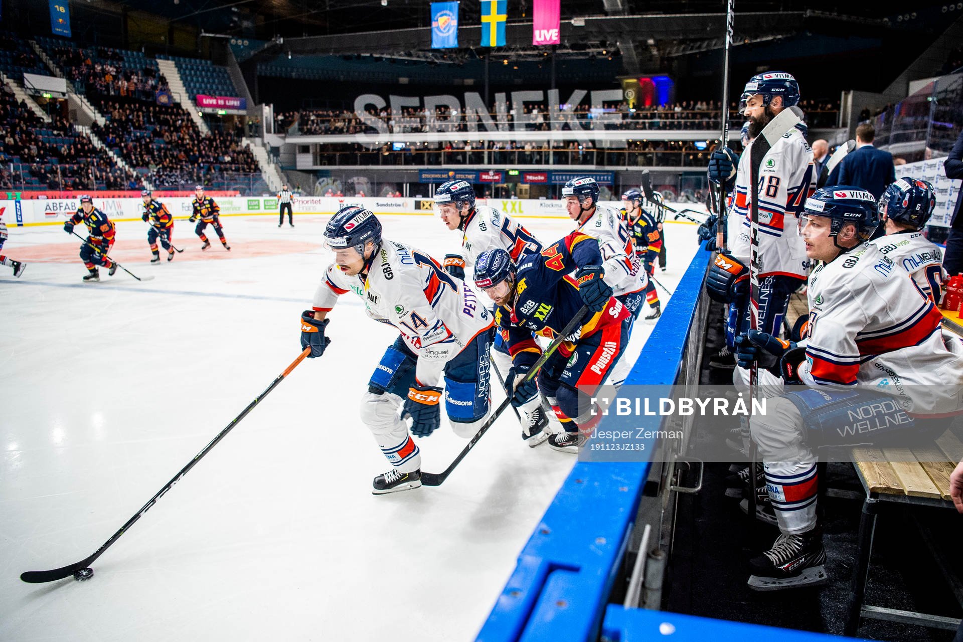 Växjös Emil Pettersson och Djurgårdens Mattias Guter