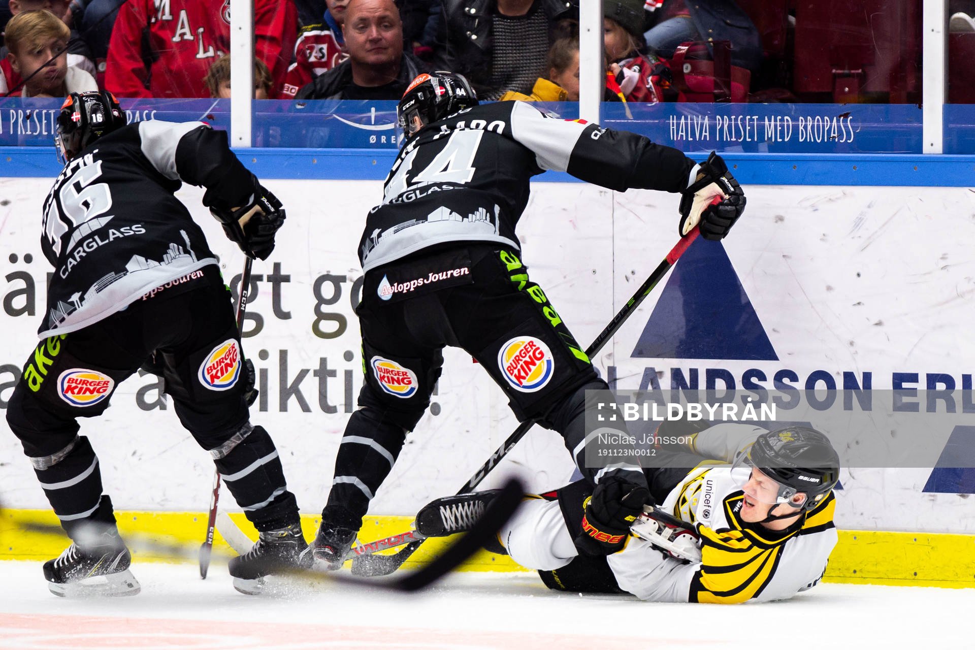 Malmö Redhawks Jesper Jensen Aabo och Brynäs Linus Ölund