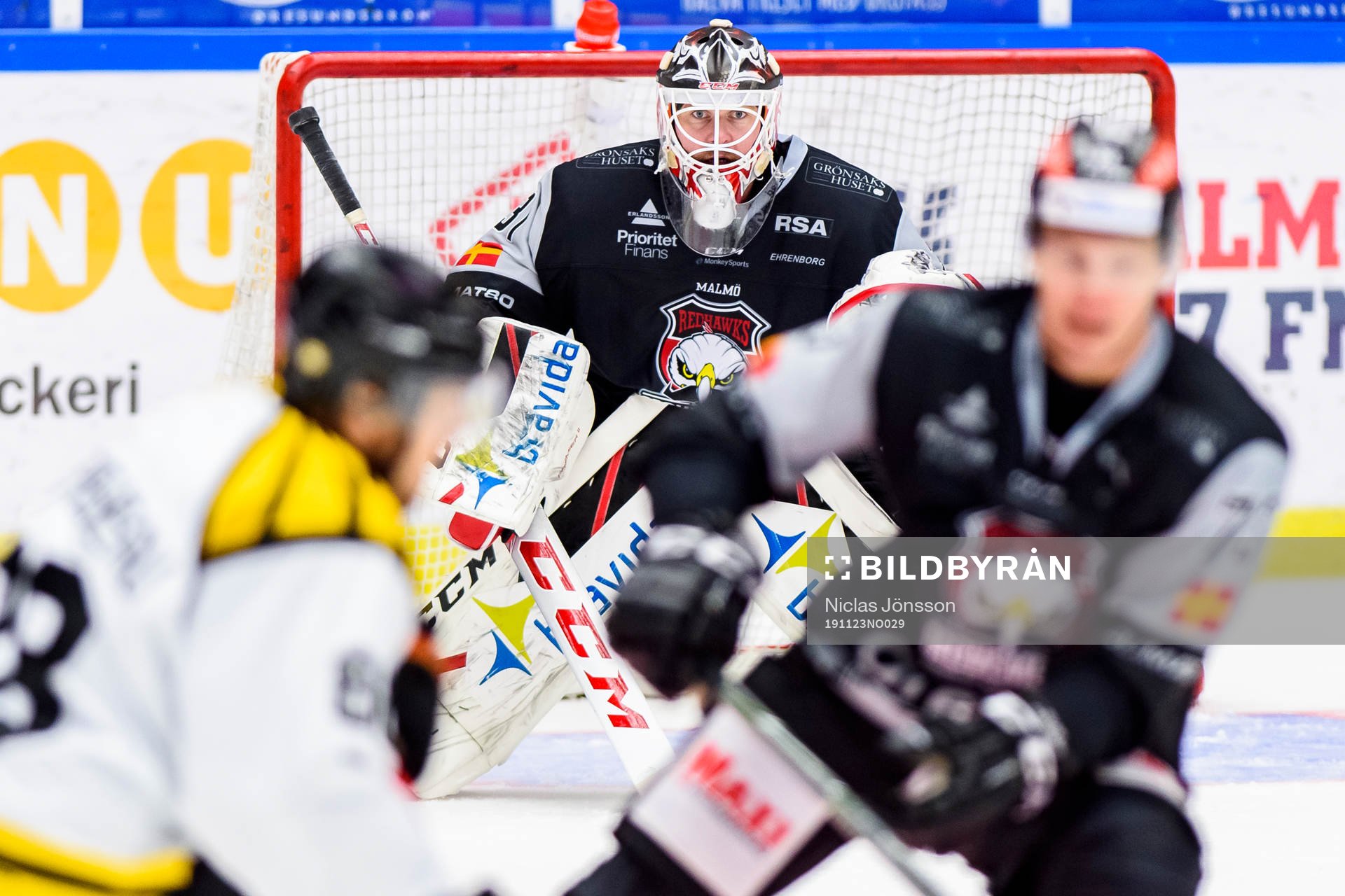Malmö Redhawks målvakt Lars Volden