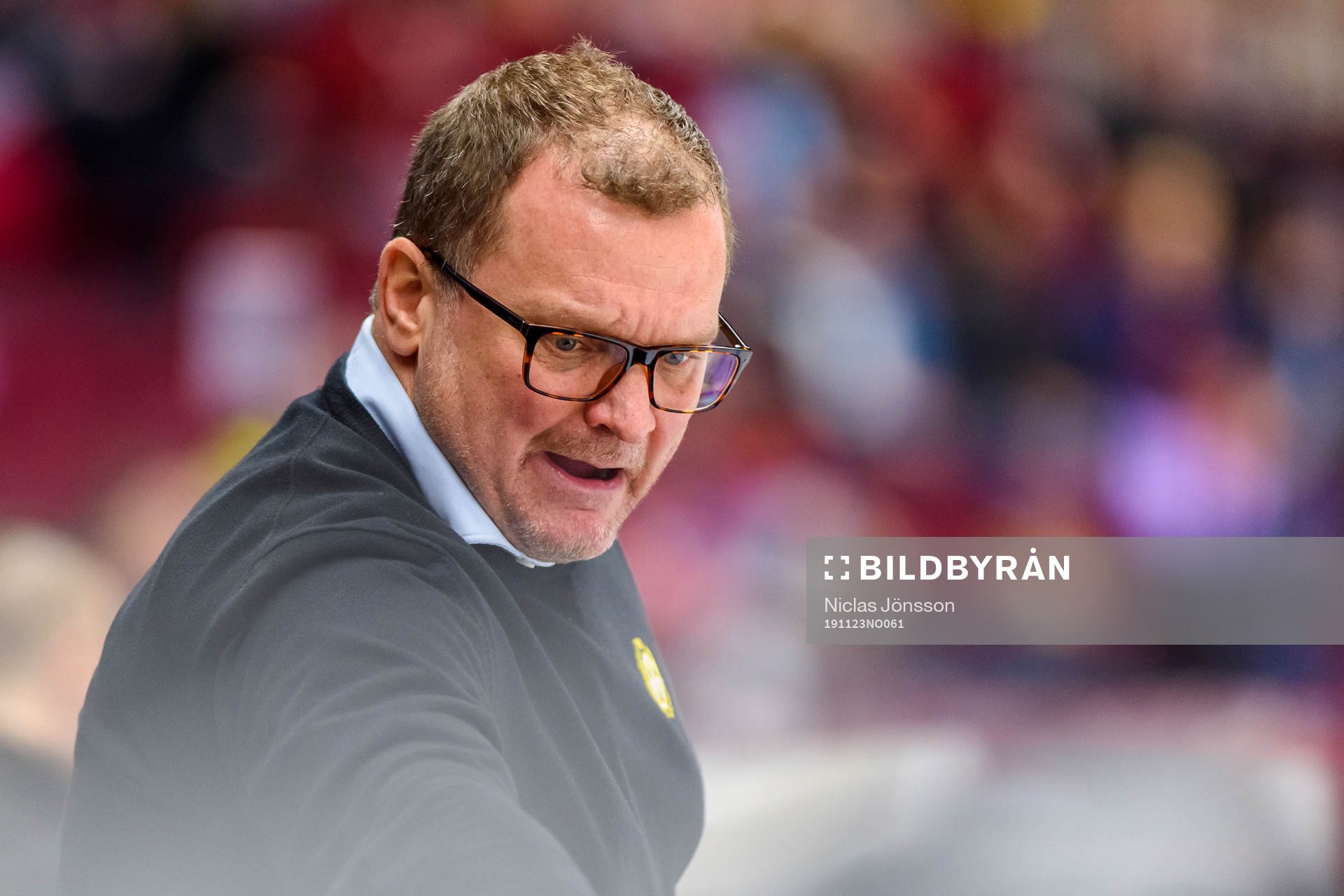 Brynäs  tränare Mikael Holmqvist