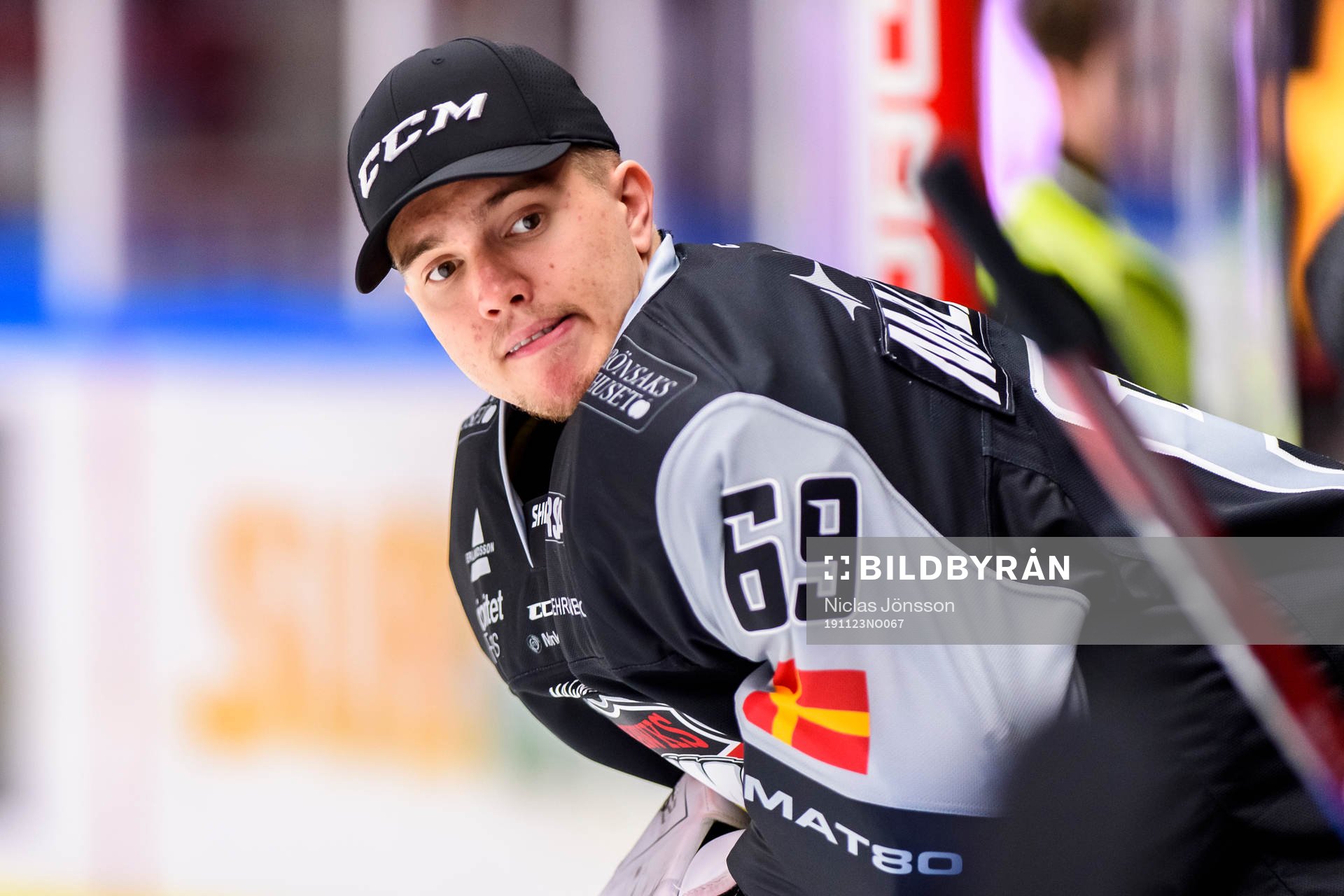 Malmö Redhawks målvakt Anton Malmborg