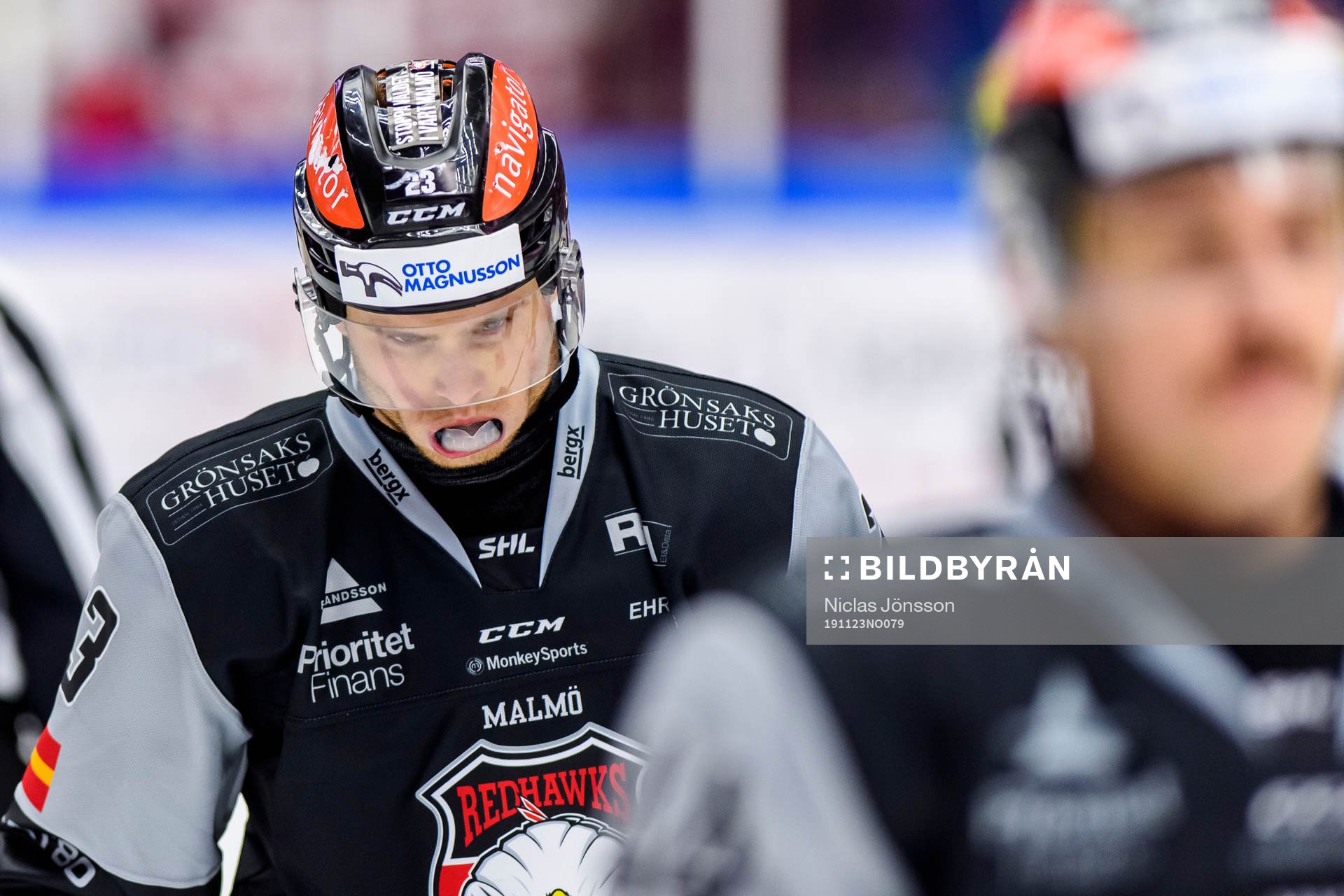 Malmö Redhawks Christoffer Forsberg deppar