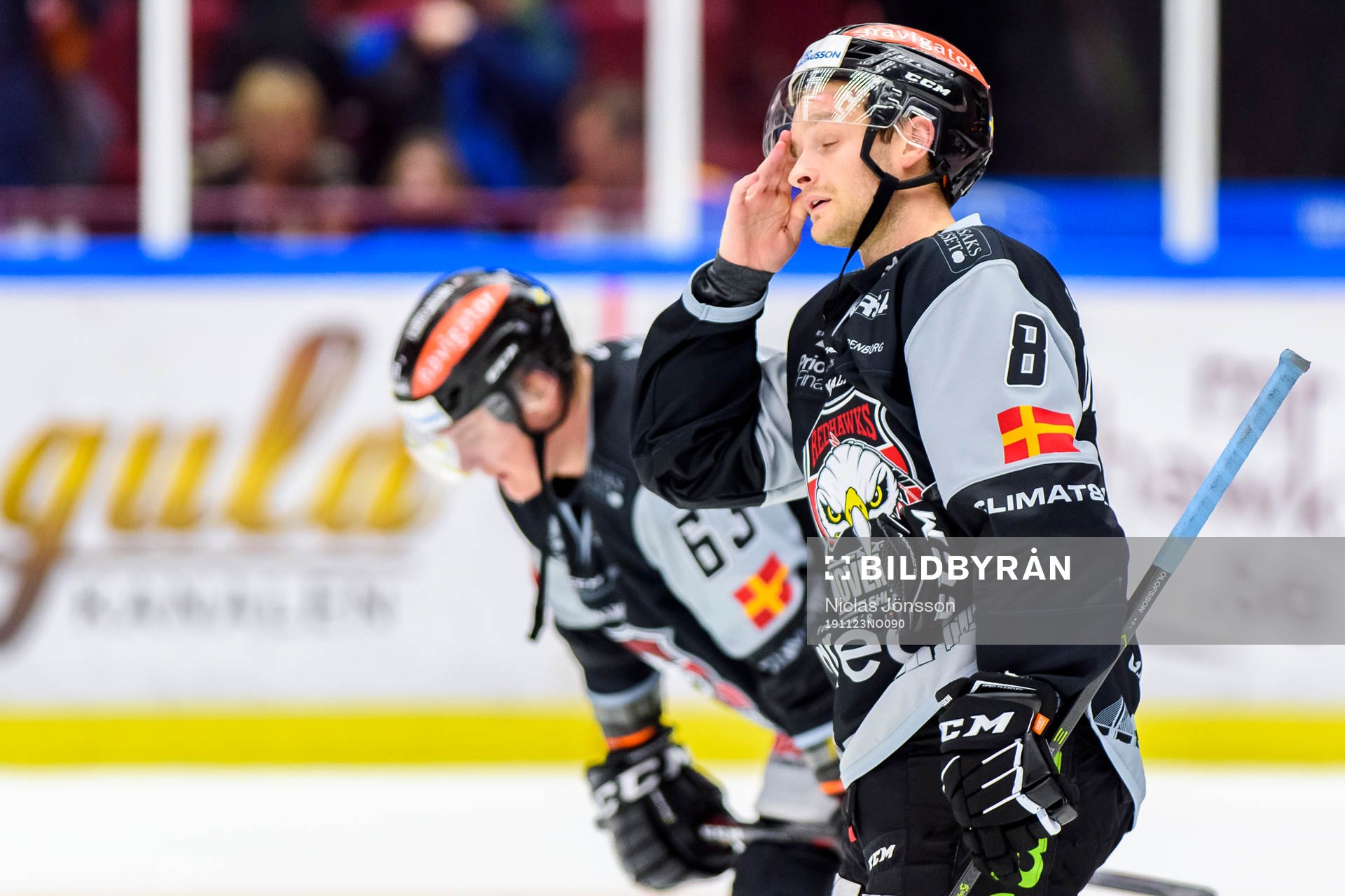 Malmö Redhawks Johan Olofsson  deppar