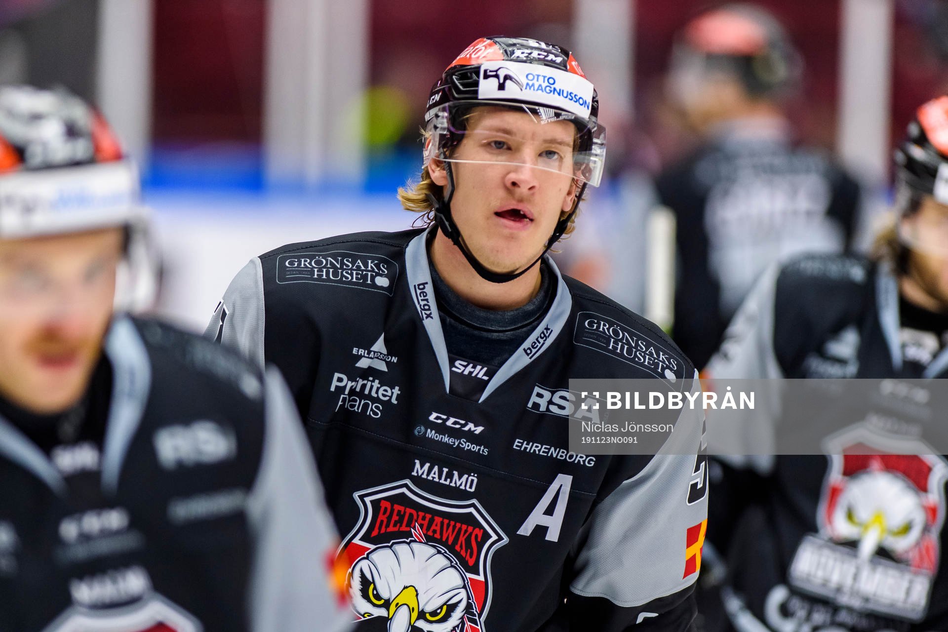 Malmö Redhawks  Emil Sylvegård  deppar