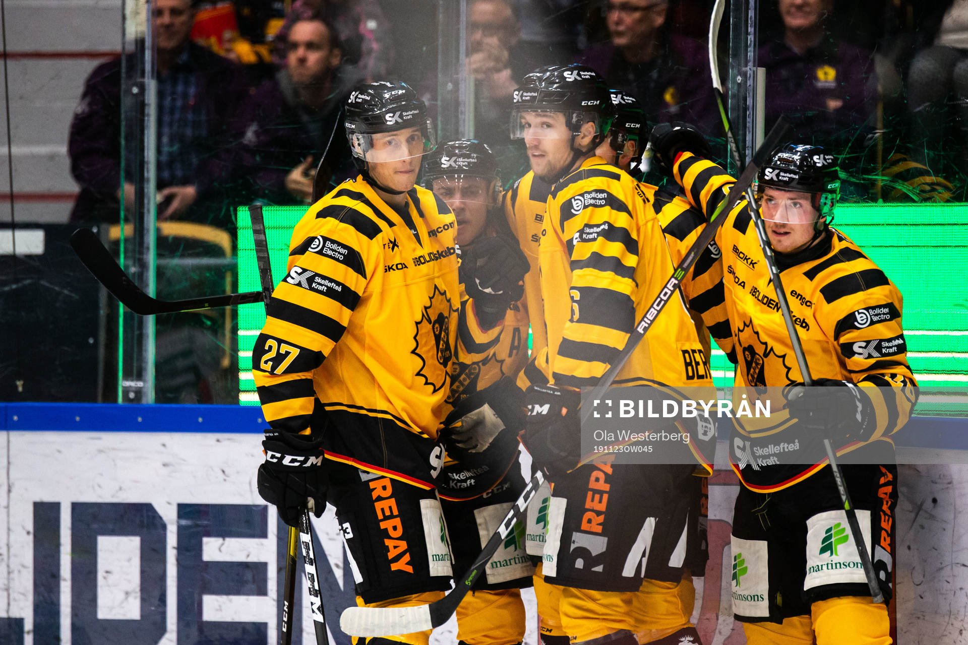 Skellefteås Jesper Frödén, Robin Alvarez och Filip