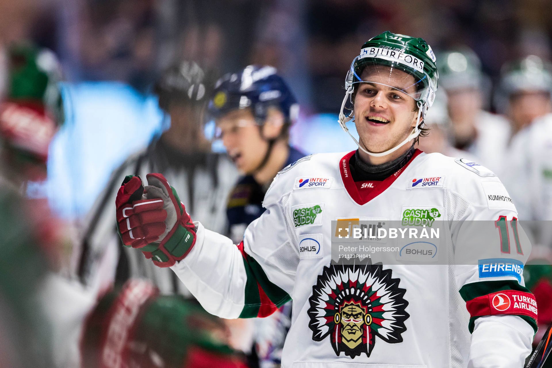 Frölundas Samuel Fagemo jublar