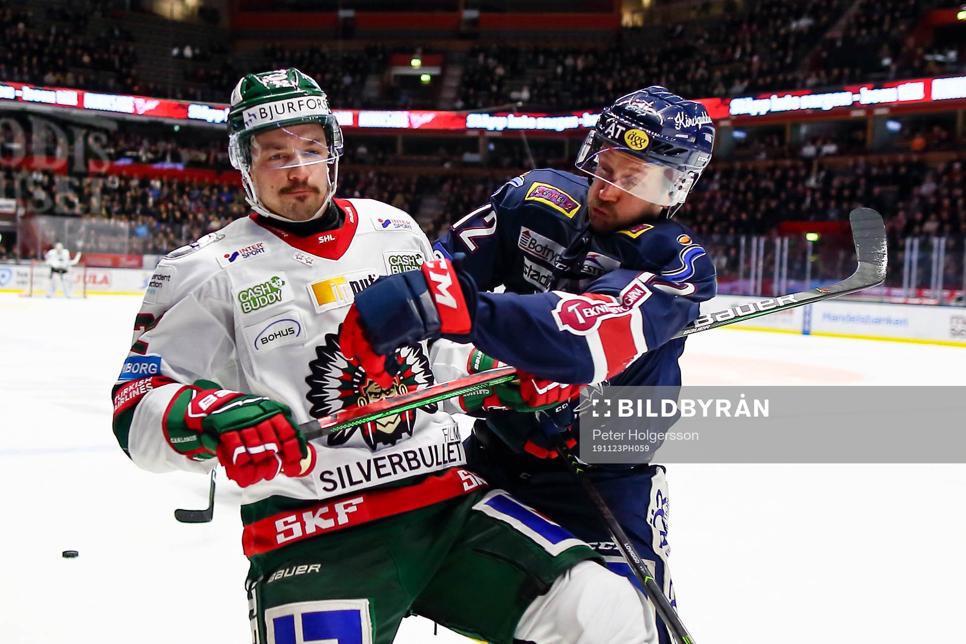 Frölundas Patrik Carlsson och Linköpings Sebastian