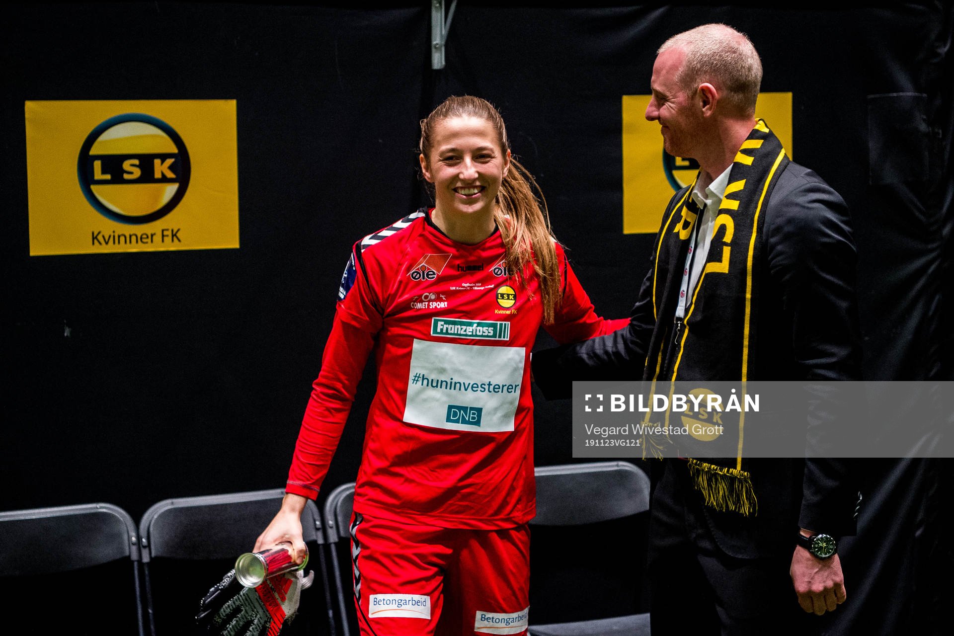 Goalkeeper Cecilie Fiskerstrand of LSK Kvinner