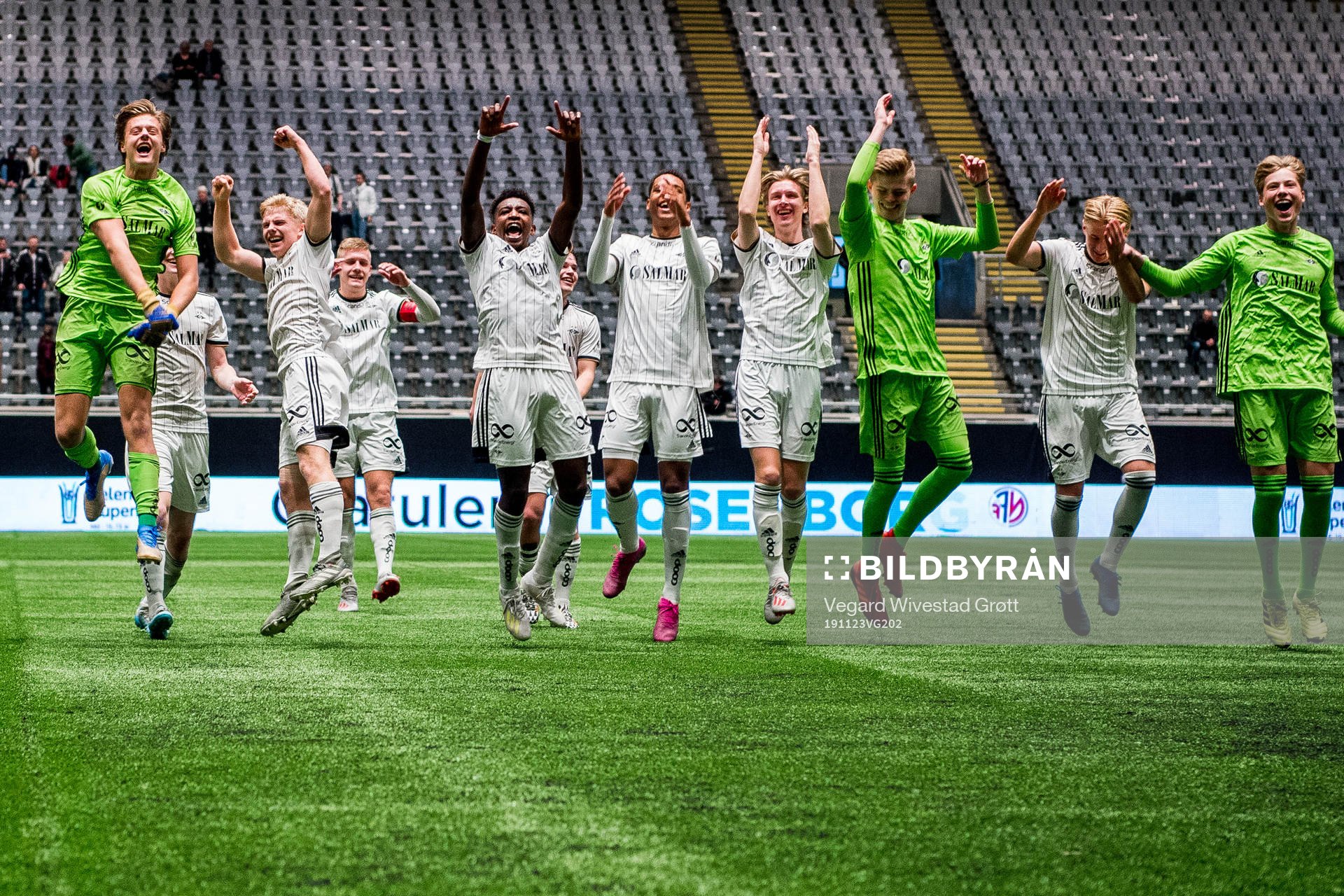 Goalkeeper Rasmus Semundseth Sandberg, Edvard Sandvik