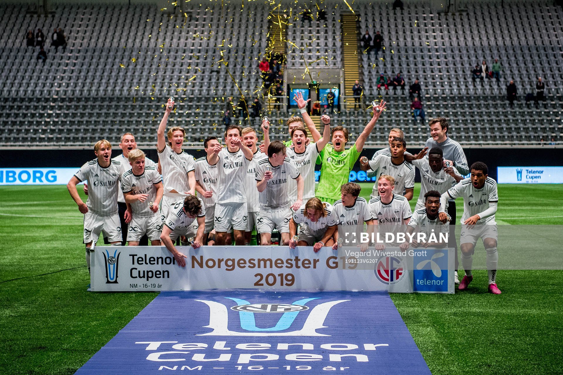 Players of Rosenborg celebrate