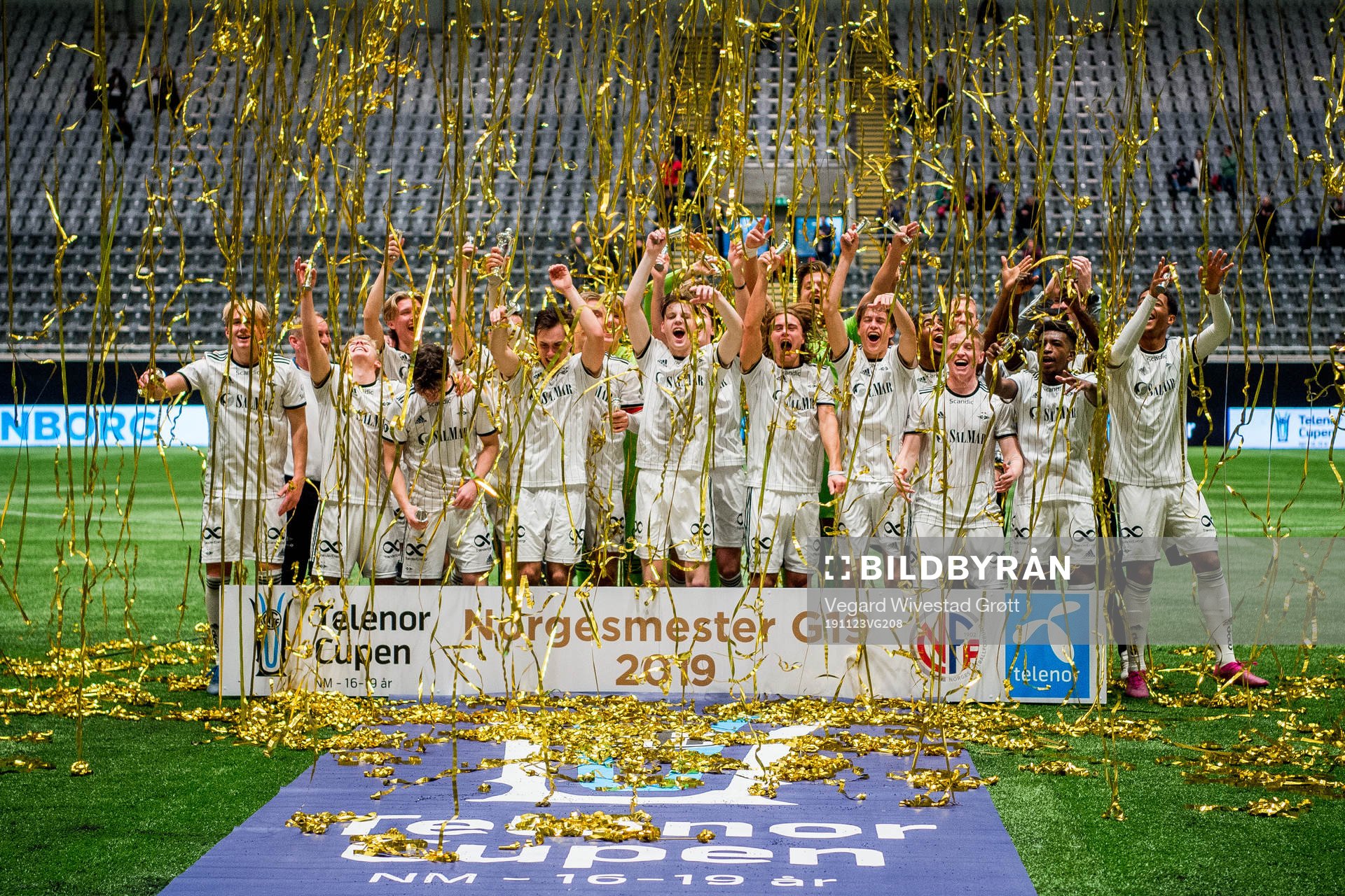Players of Rosenborg celebrate
