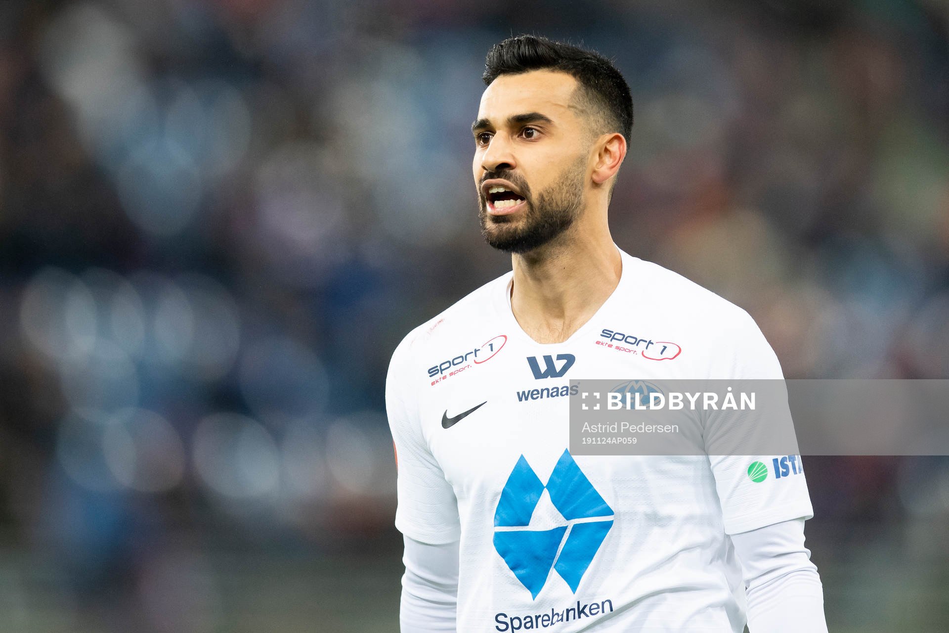 Etzaz Hussain of Molde celebrates
