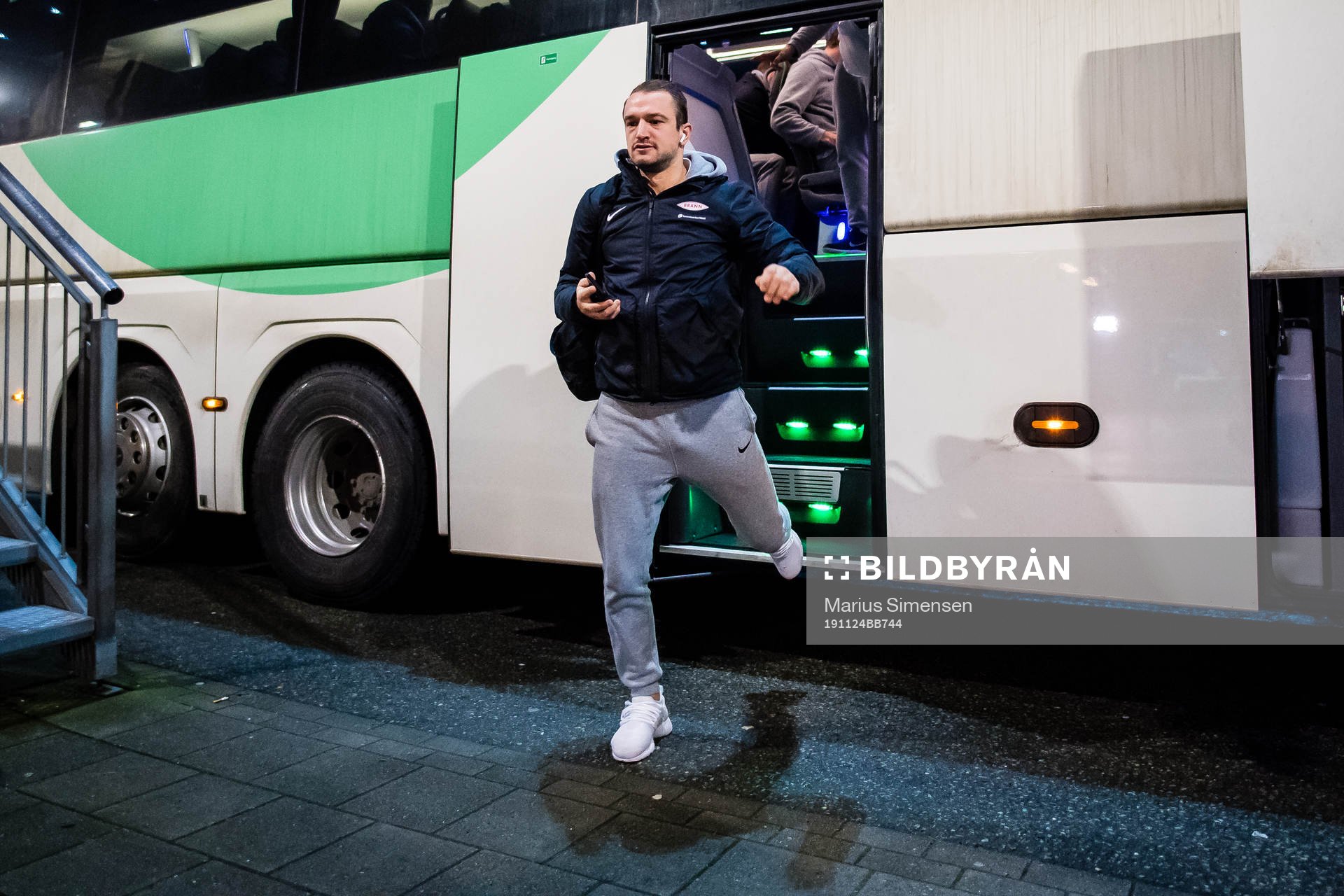 Veton Berisha of Brann arrives