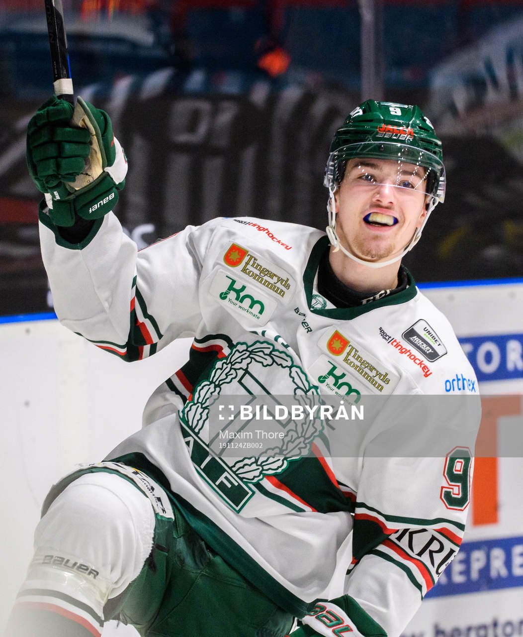 Tingsryds Jakob Heljemo jublar