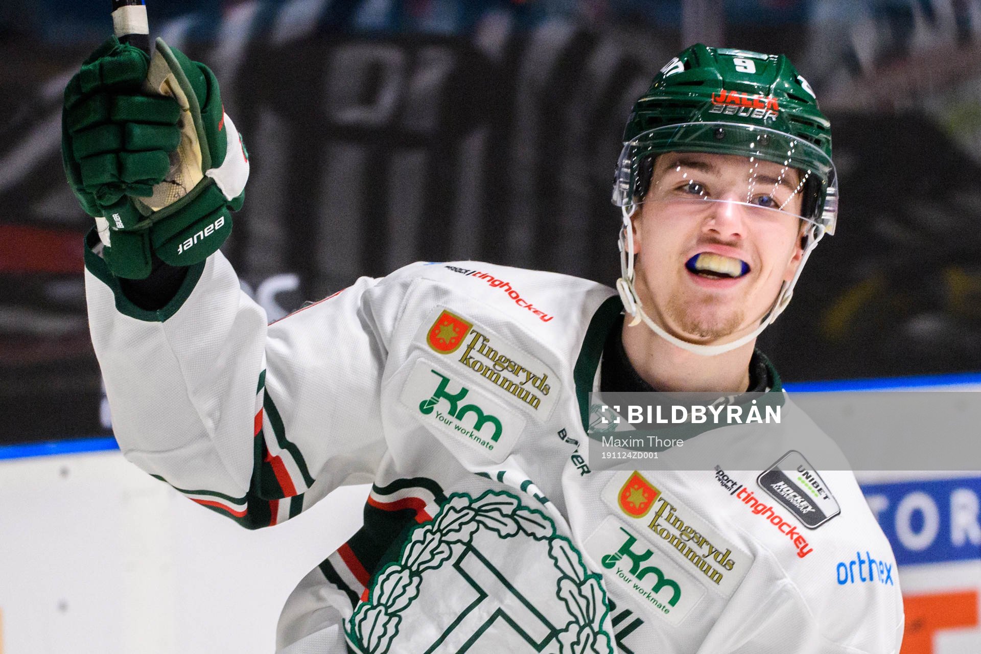Tingsryds Jakob Heljemo jublar