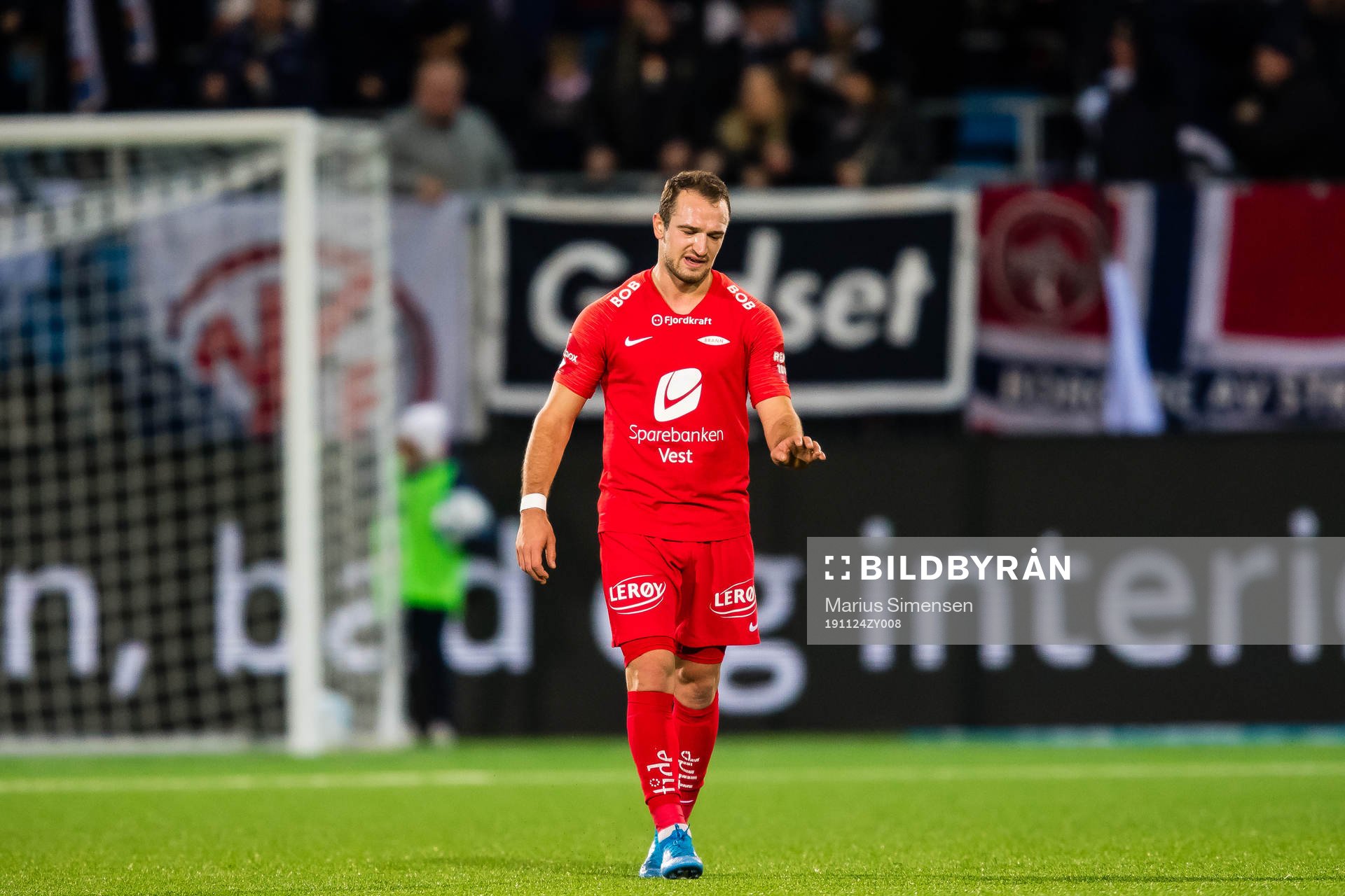 Veton Berisha of Brann looks dejected