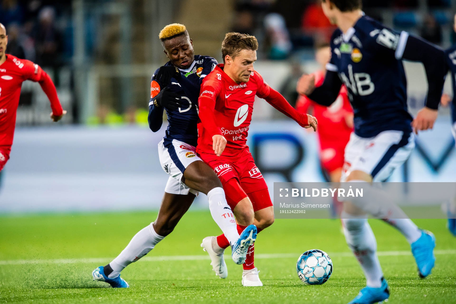 Ipalibo Jack of Strømsgodset and Ruben Yttergård Jenssen