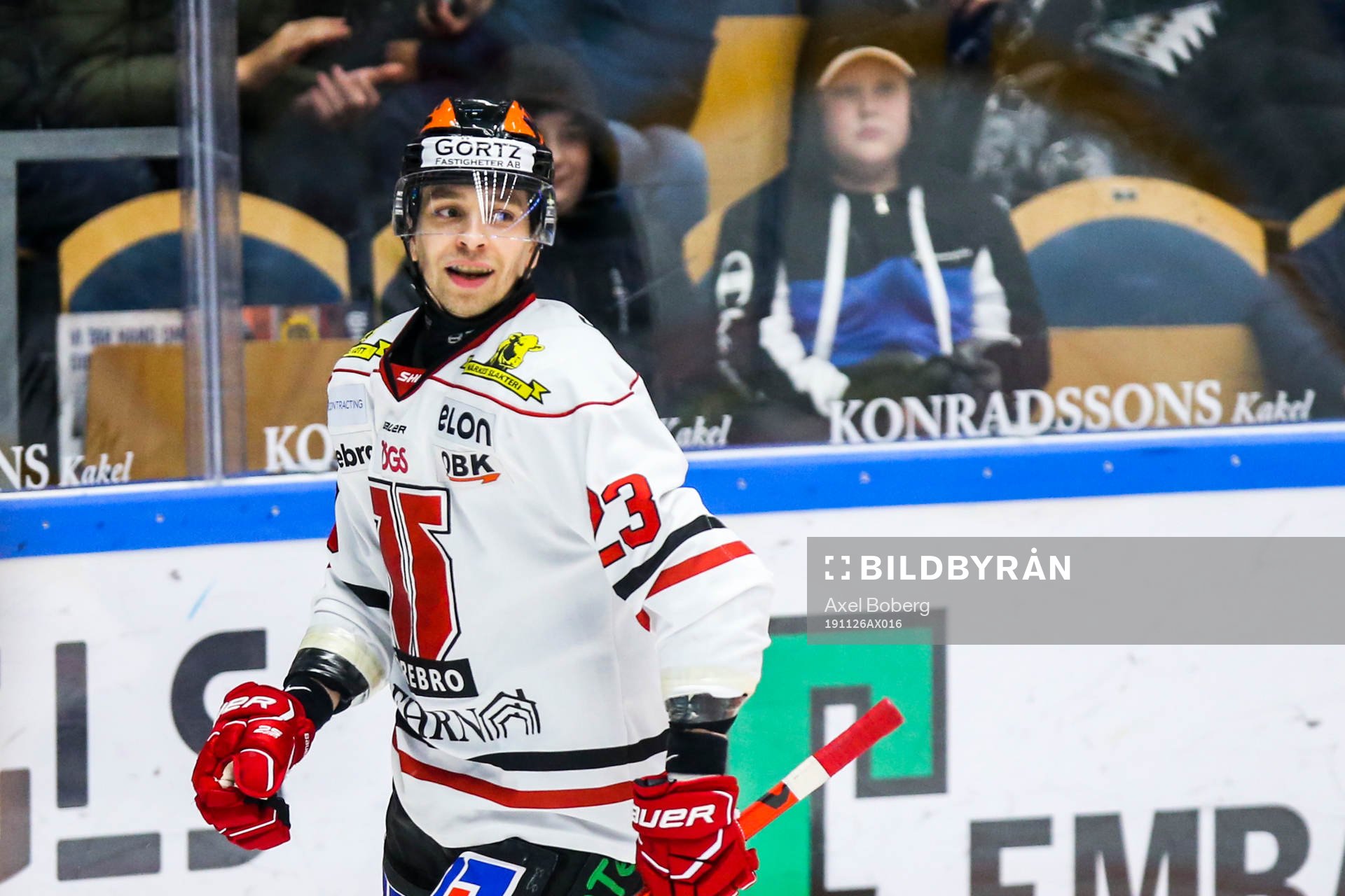Örebros Sakari Salminen jublar