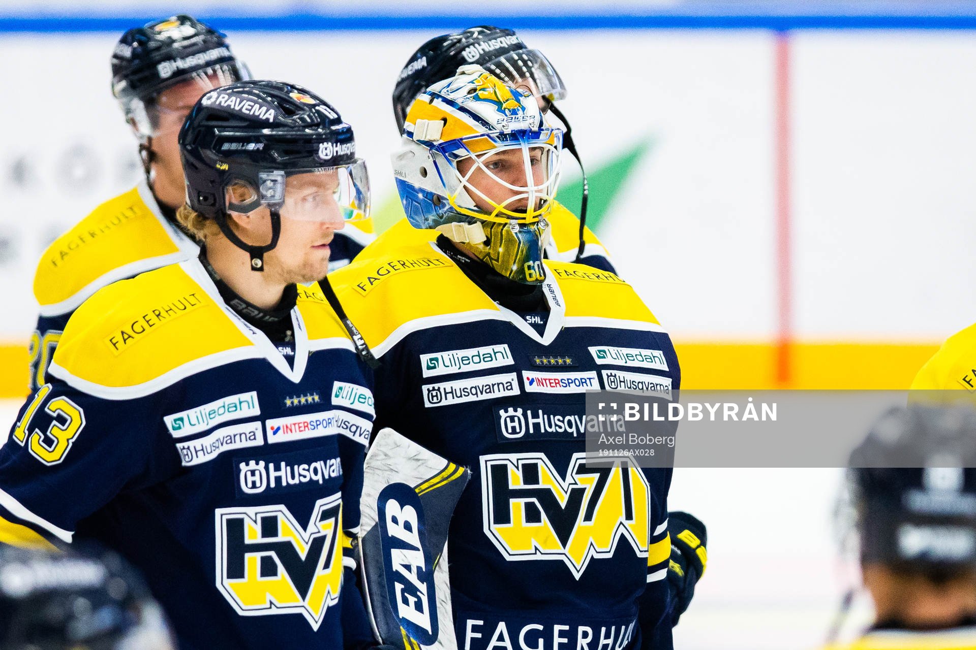 s Oscar Sundh och målvakt Hugo Alnefelt