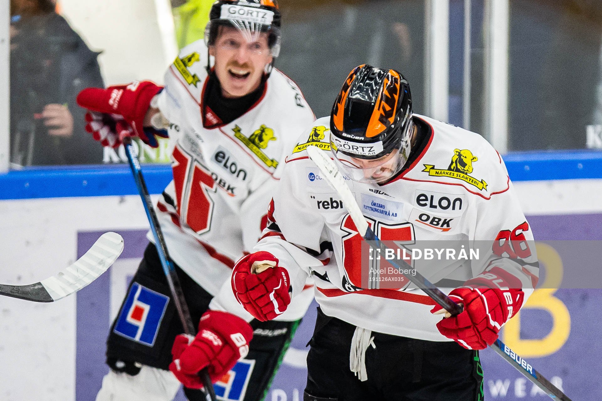 Örebros Mathias Bromé jublar