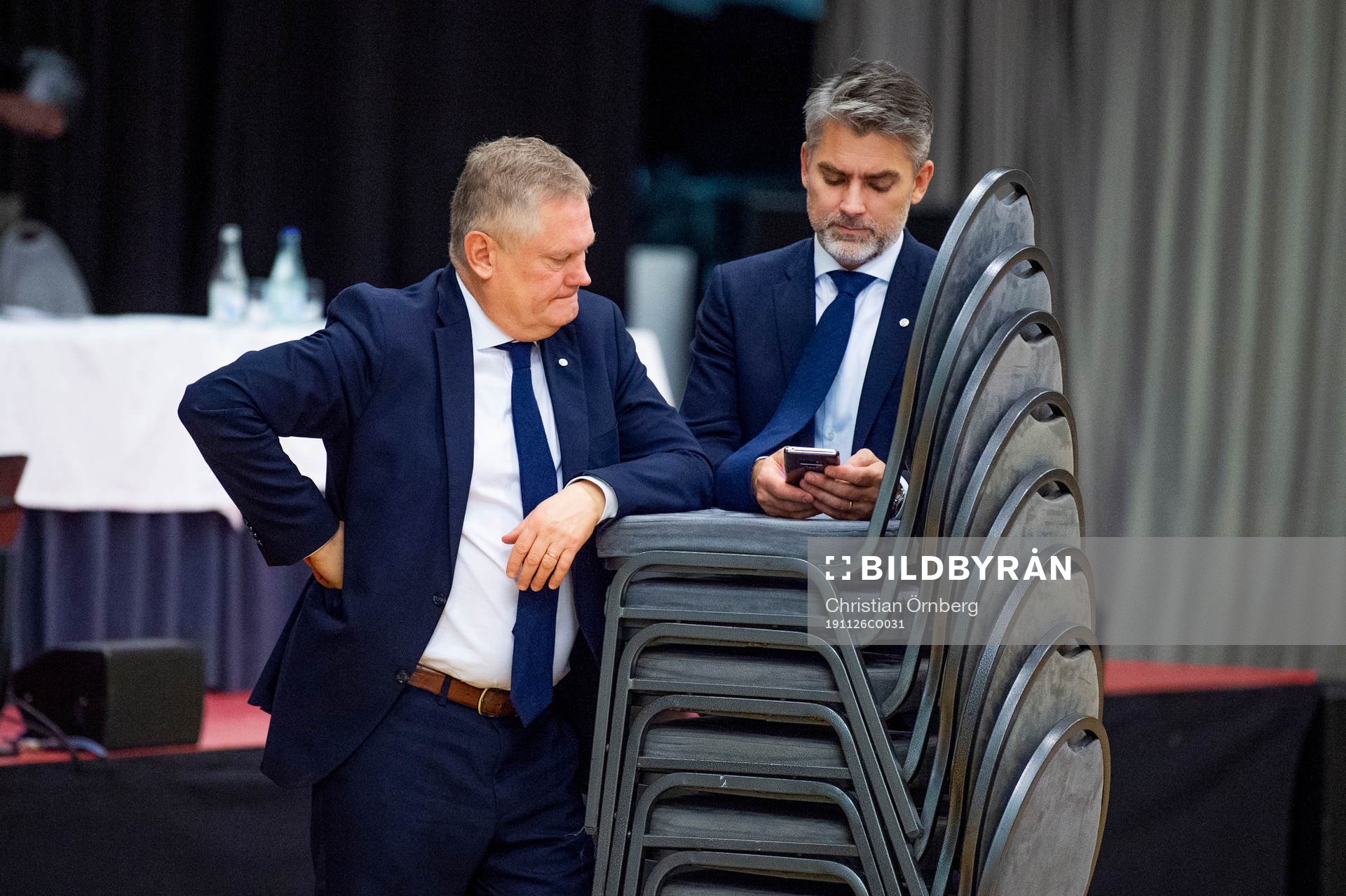 MFFs ordförande Anders Pålsson och VD Niclas Carlnén