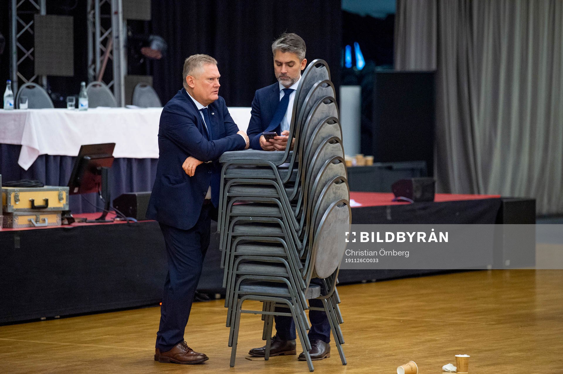 MFFs ordförande Anders Pålsson och VD Niclas Carlnén