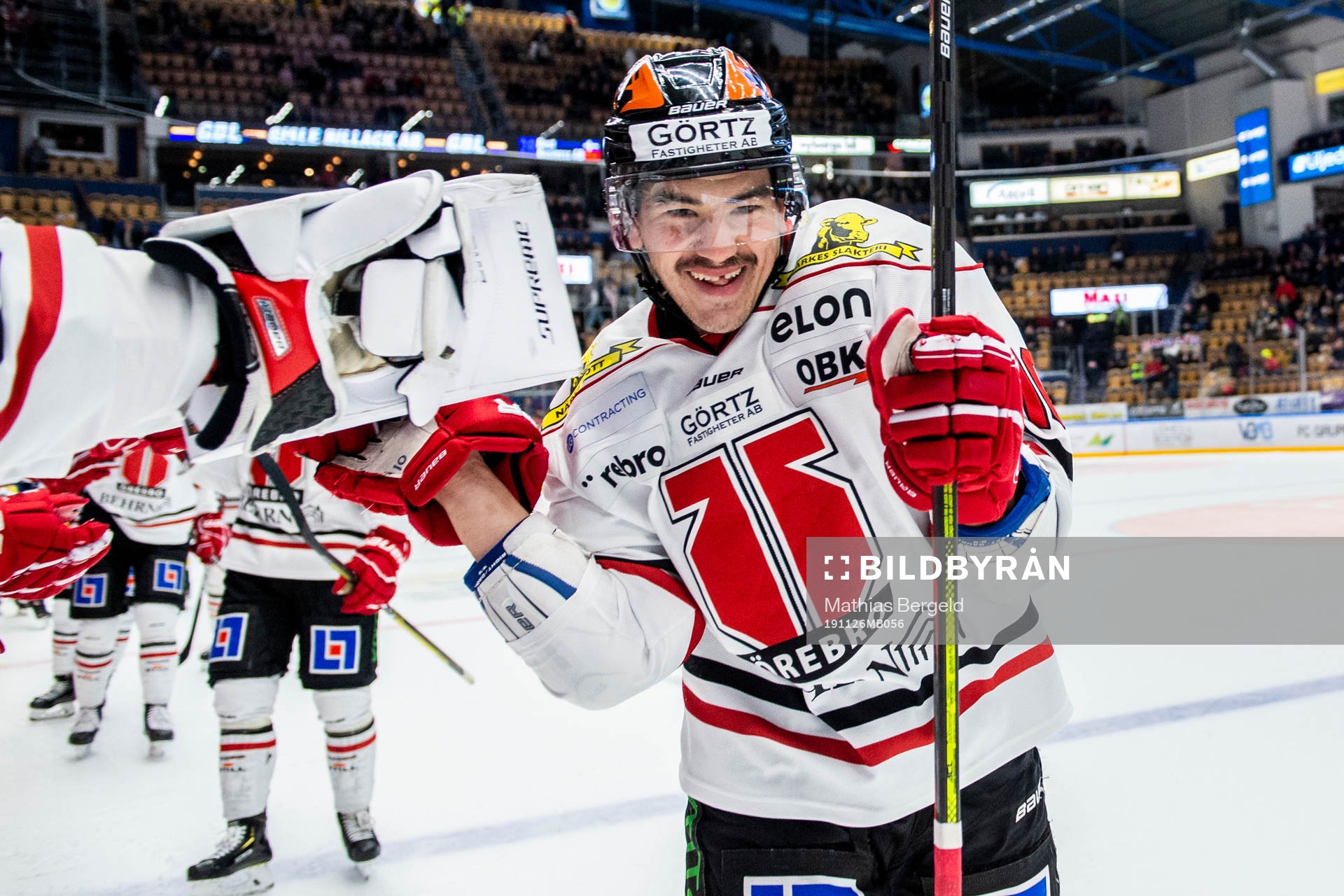 Örebros Shane Harper jublar