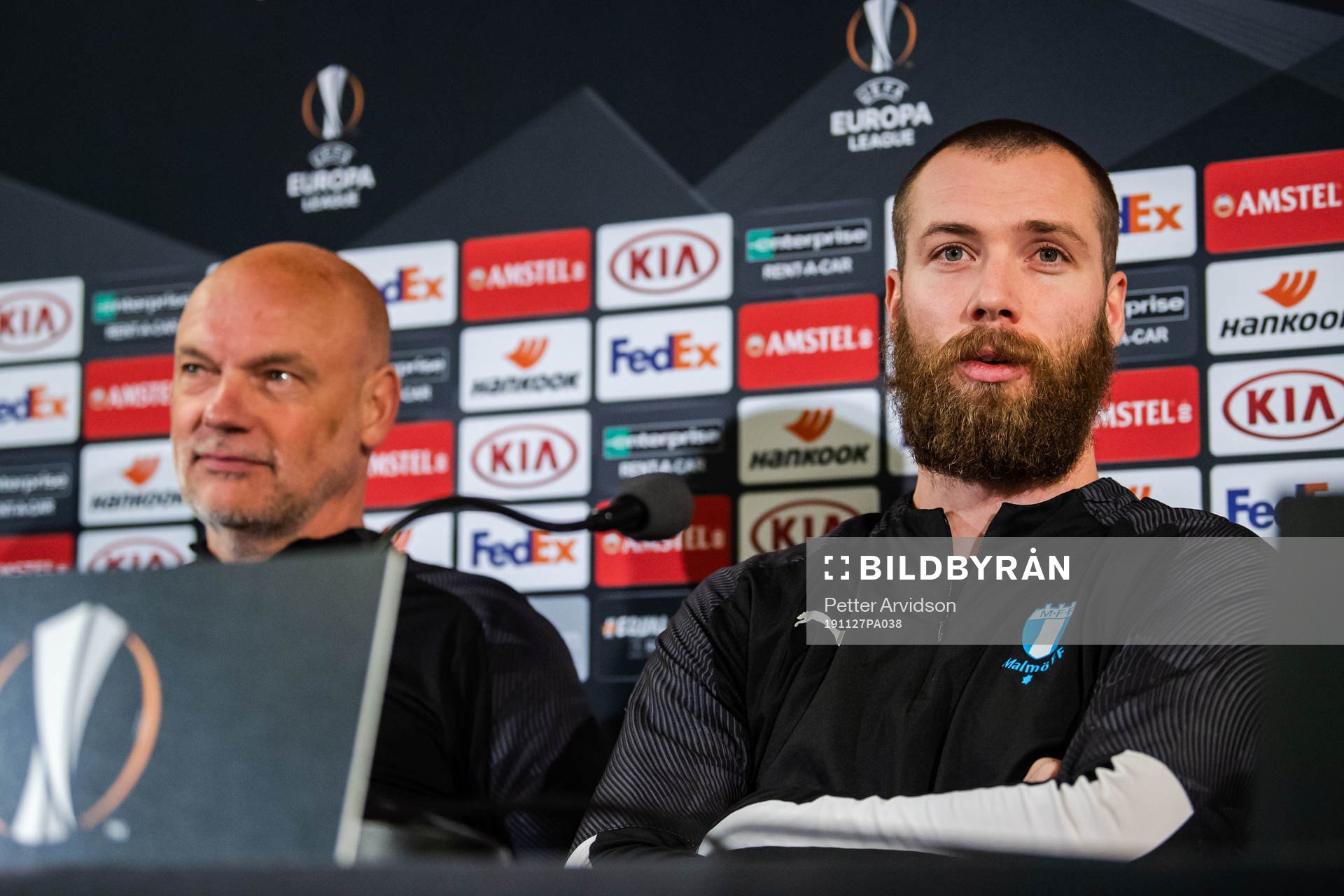Uwe Rösler, head coach and Jo Inge Berget