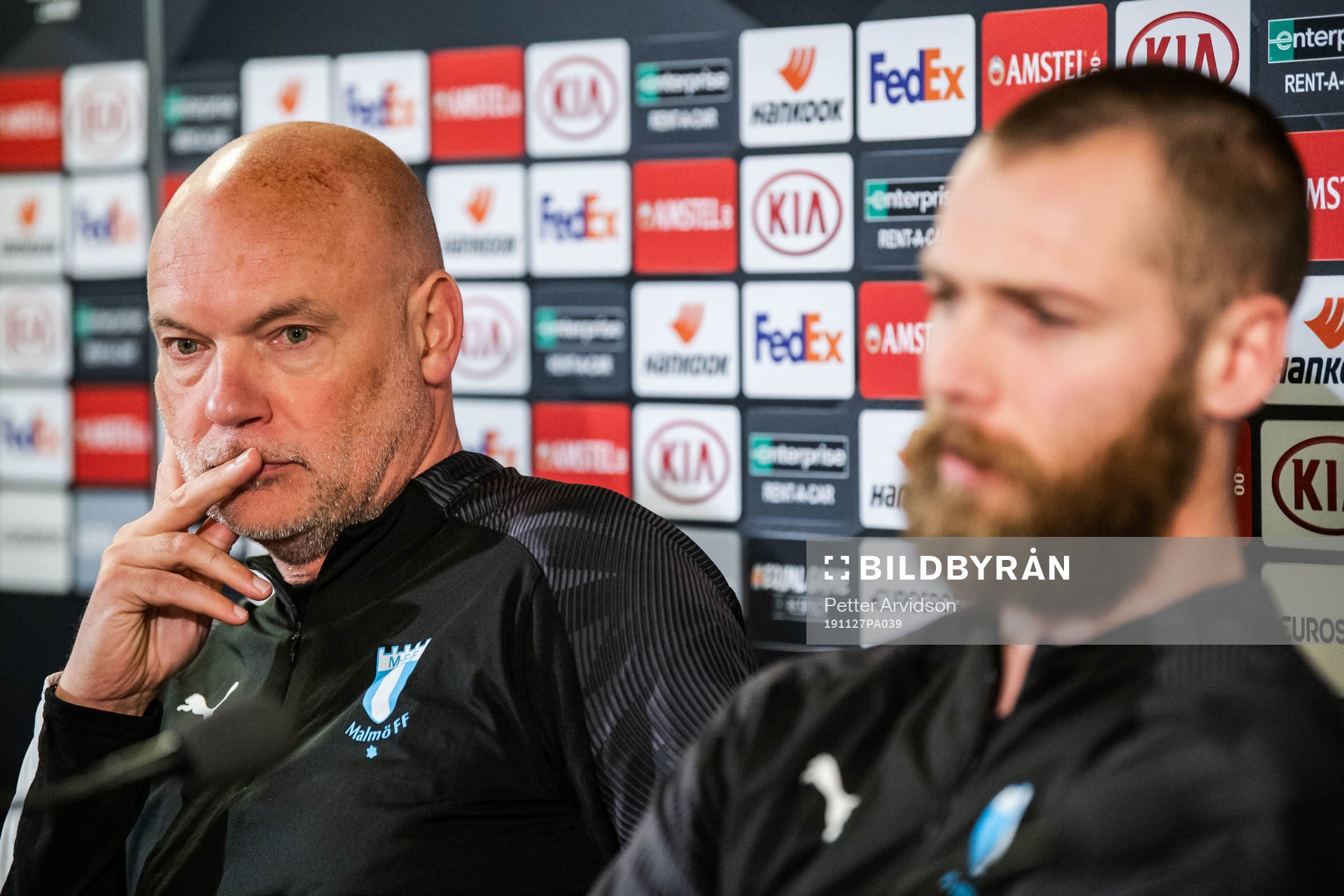Uwe Rösler, head coach and Jo Inge Berget