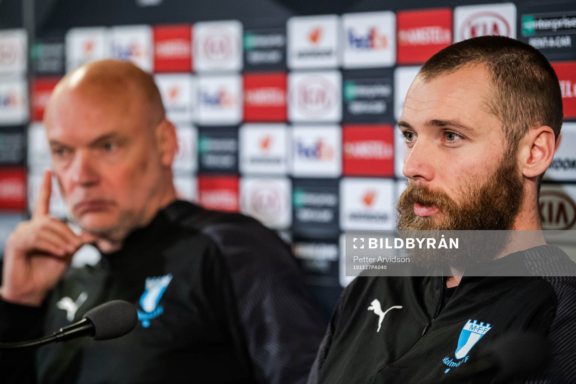 Uwe Rösler, head coach and Jo Inge Berget