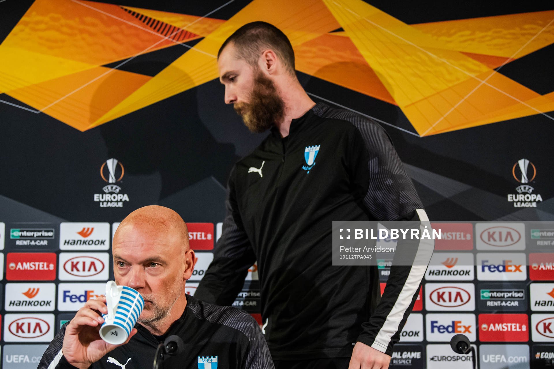 Uwe Rösler, head coach and Jo Inge Berget