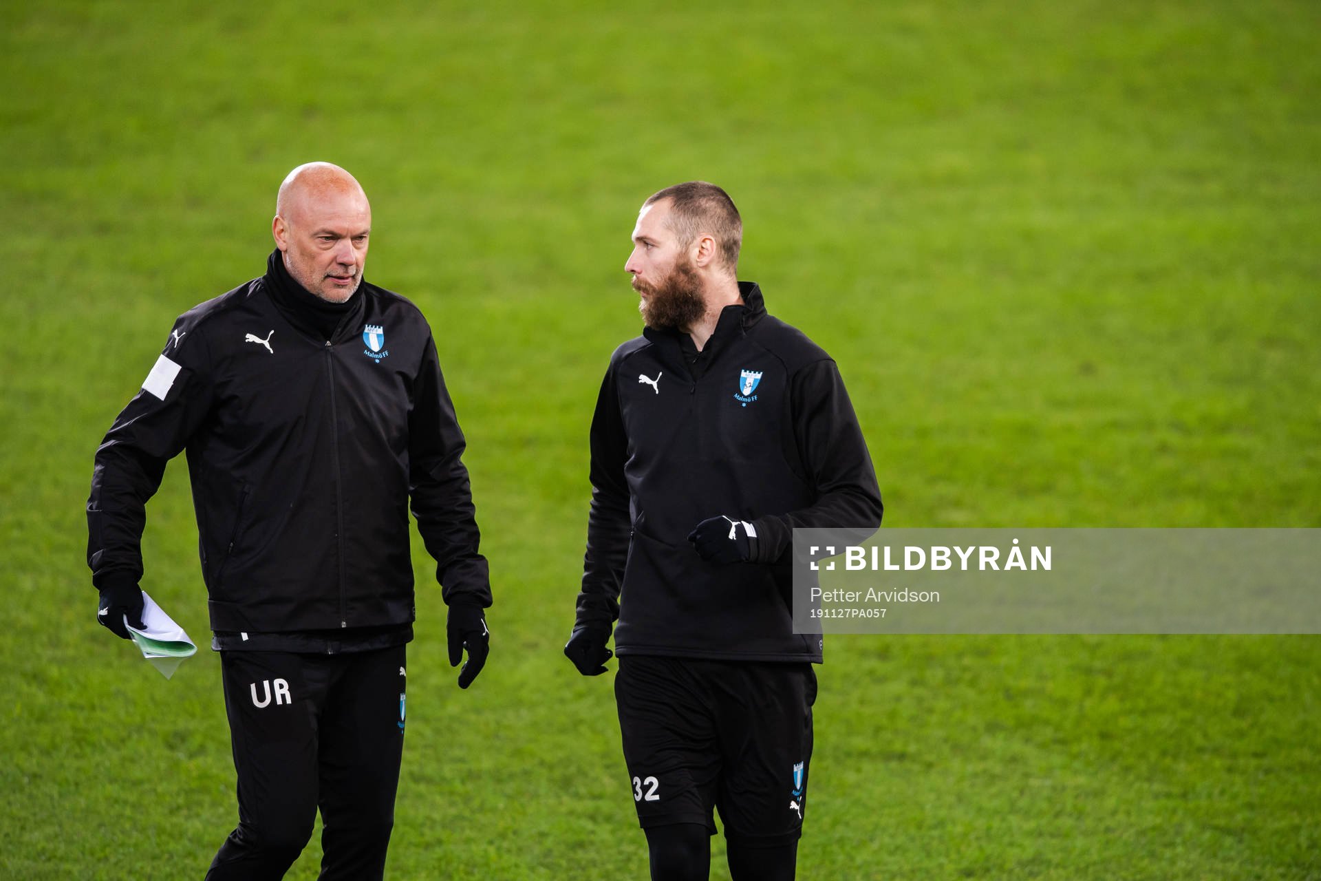 Uwe Rösler, head coach and Jo Inge Berget