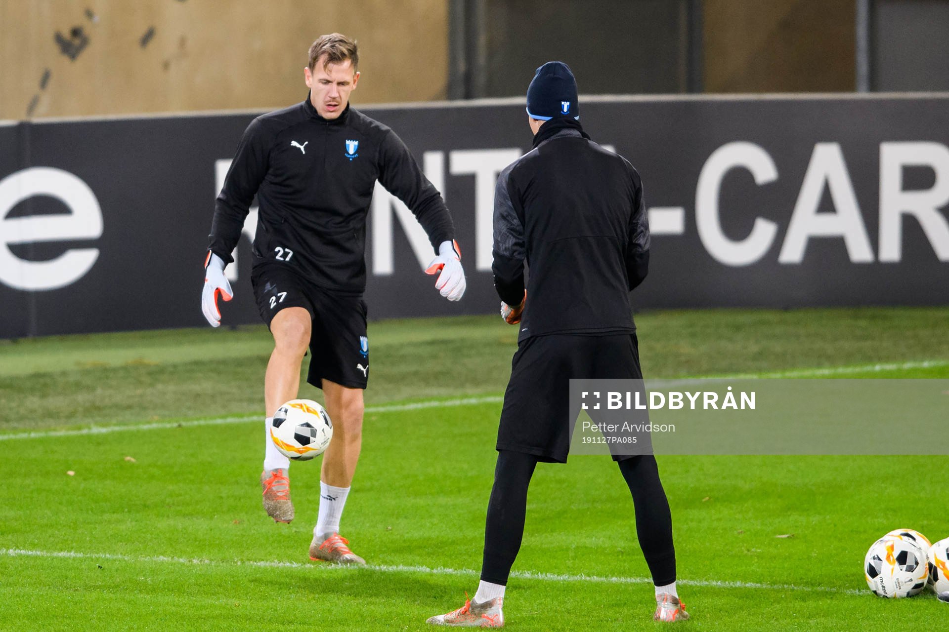 Goalkeeper Johan Dahlin of Malmö FF