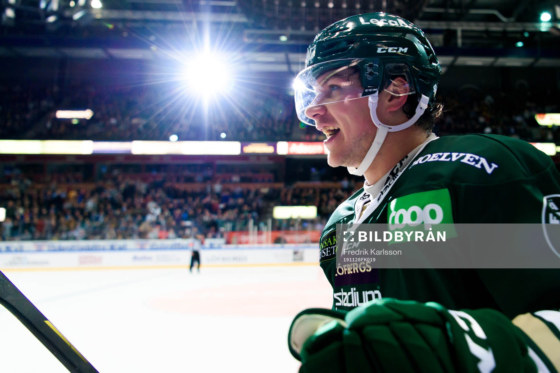 Färjestads Michael Latta jublar