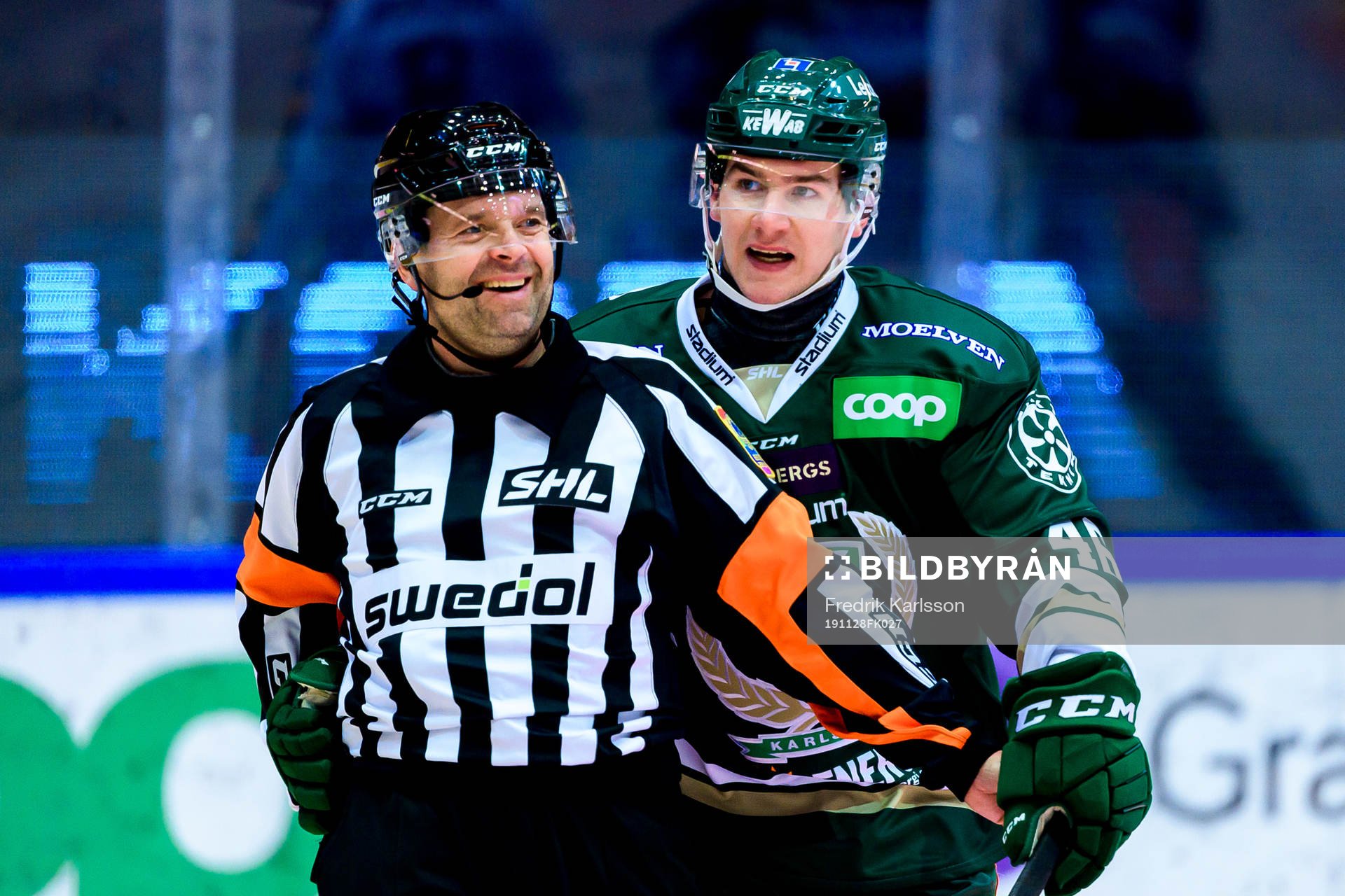Domare Patrik Sjöberg och Michael Latta